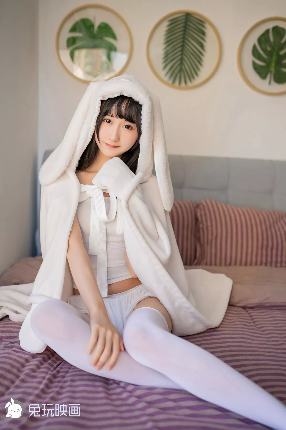佳人Cosplay 迷惑密拍 兔玩映画 浴巾 兔子