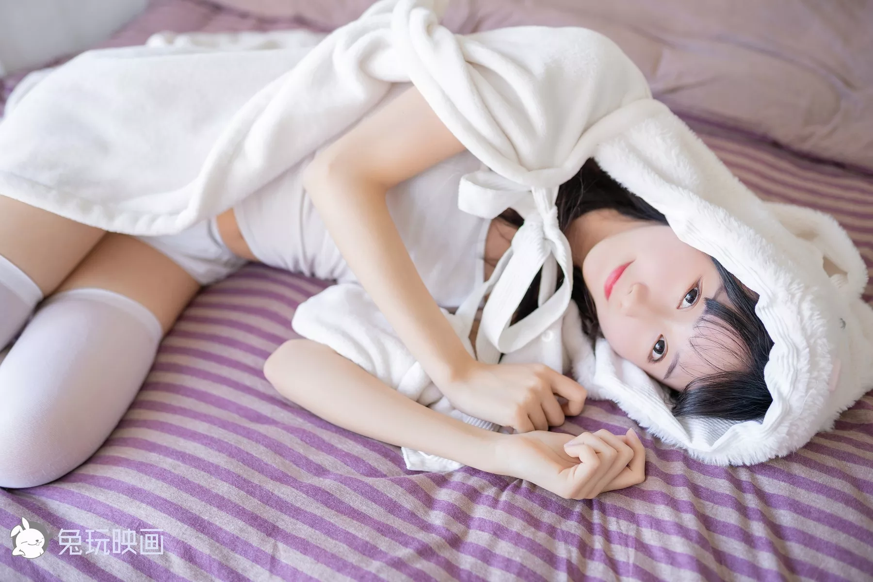 佳人Cosplay 迷惑密拍 兔玩映画 浴巾 兔子