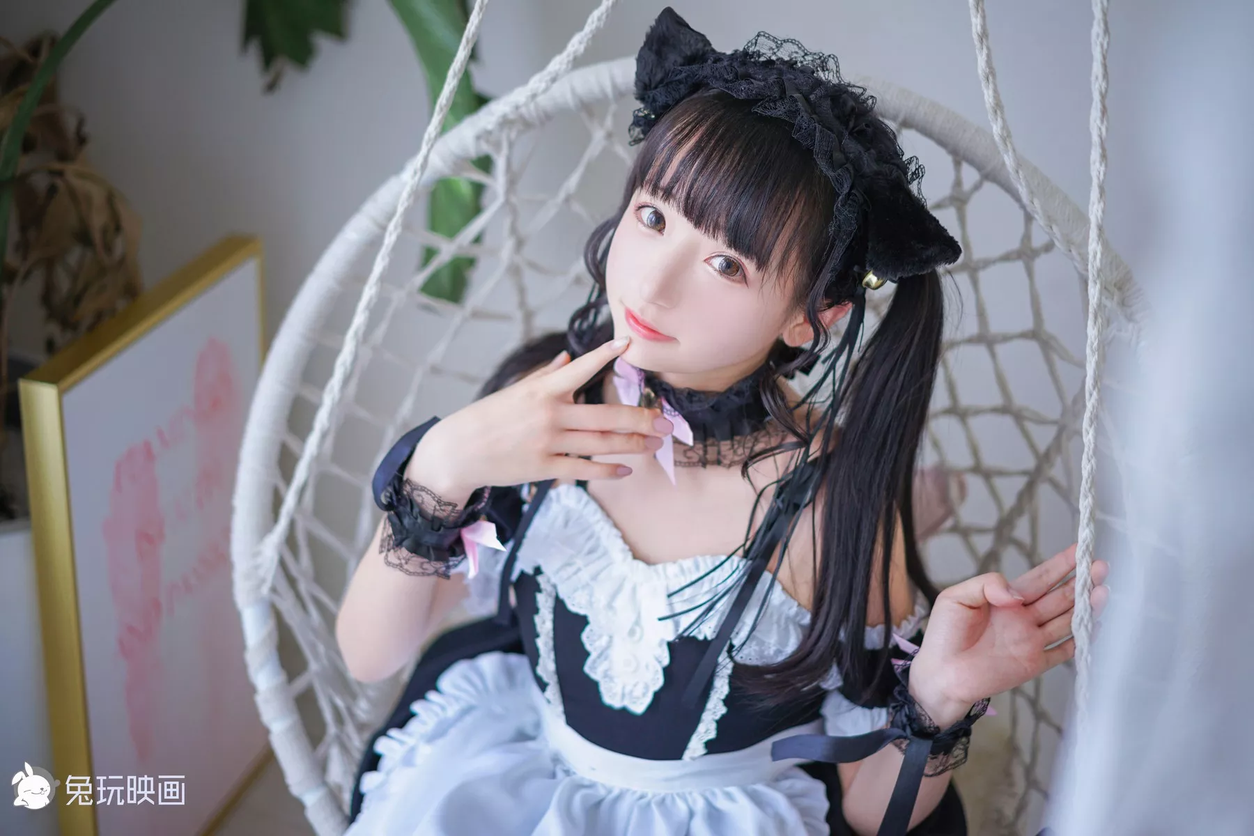 女神Cosplay 魅魔私摄 兔玩映画 仆人 喵