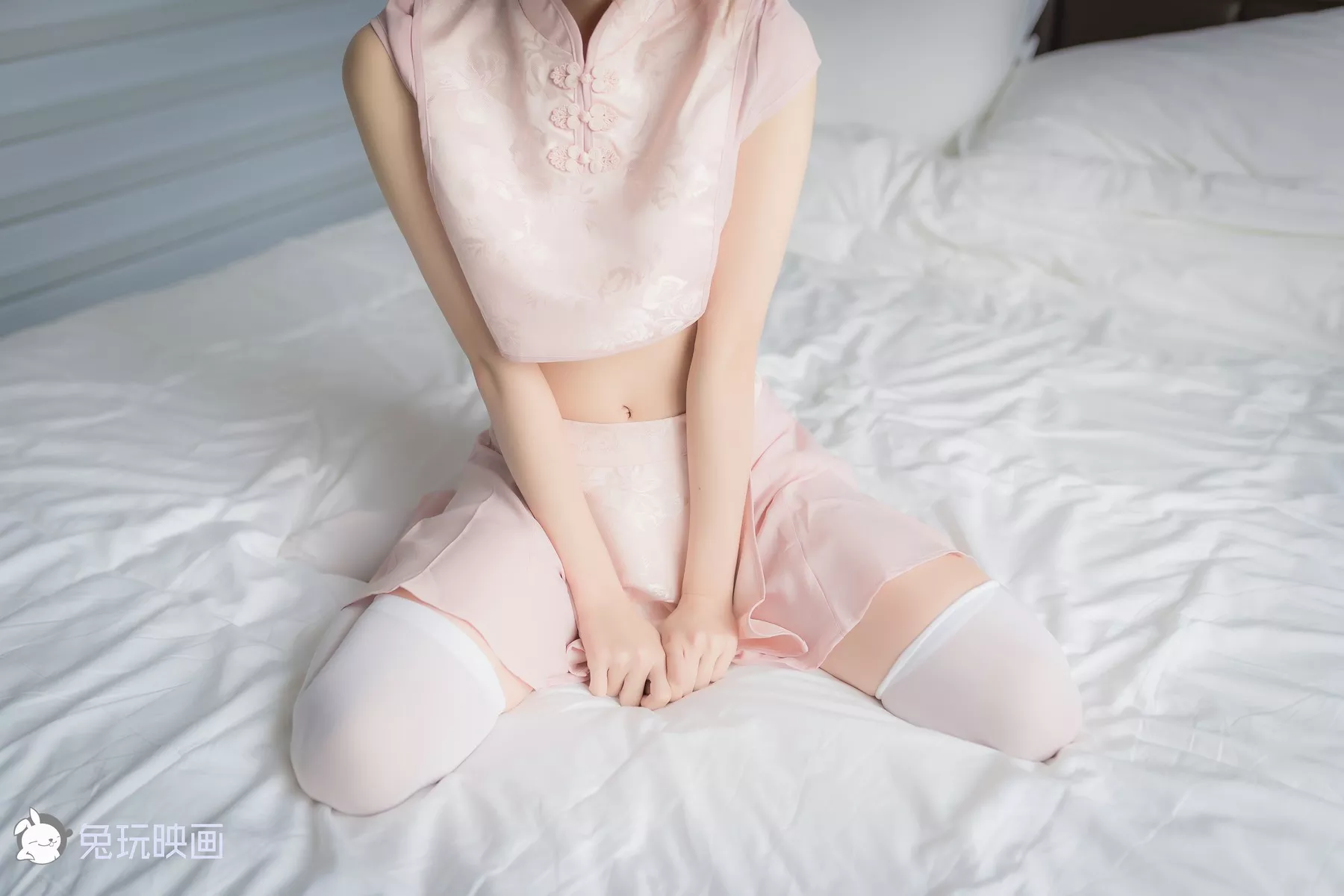 美女Cosplay 撩人私拍 兔玩映画 粉色 团子