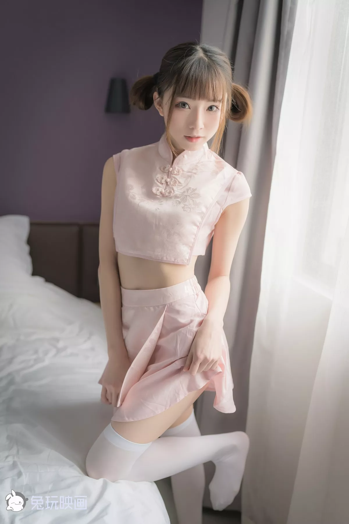 美女Cosplay 撩人私拍 兔玩映画 粉色 团子