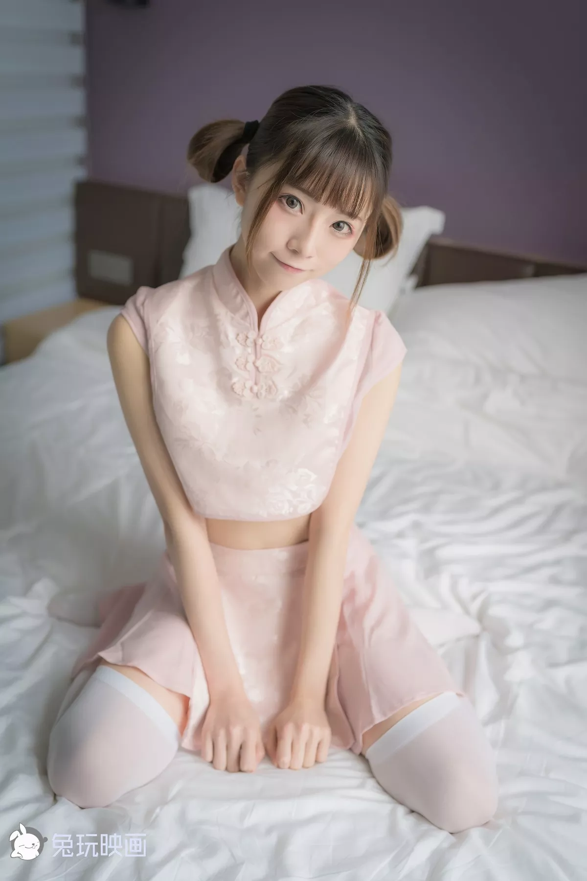 美女Cosplay 撩人私拍 兔玩映画 粉色 团子