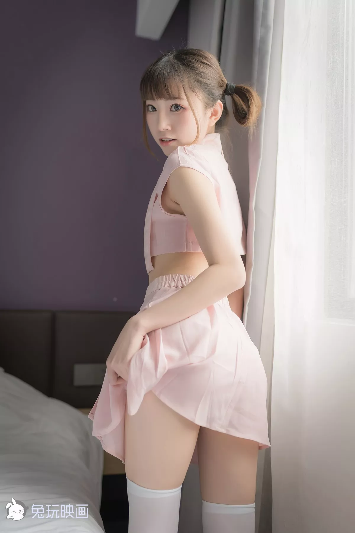 美女Cosplay 撩人私拍 兔玩映画 粉色 团子