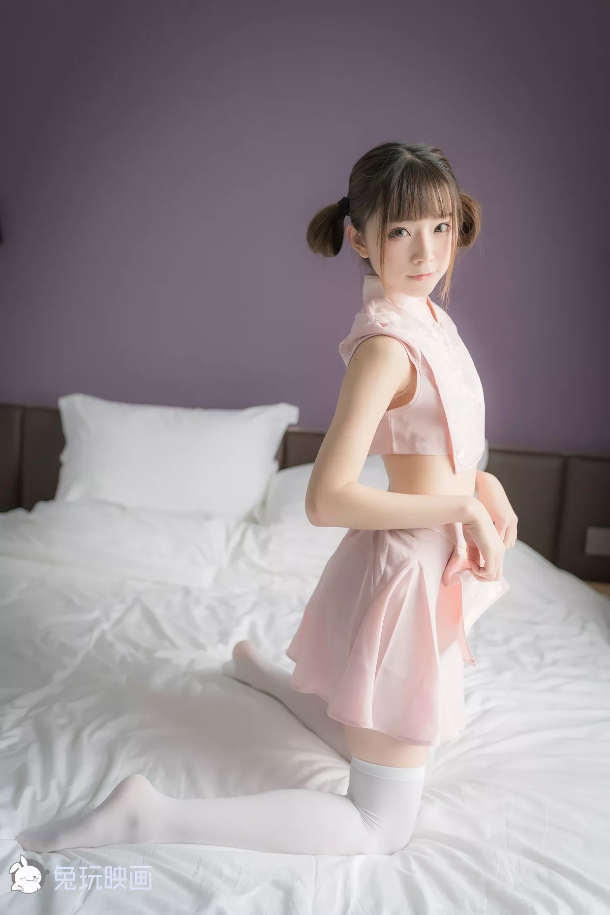 美女Cosplay 撩人私拍 兔玩映画 粉色 团子