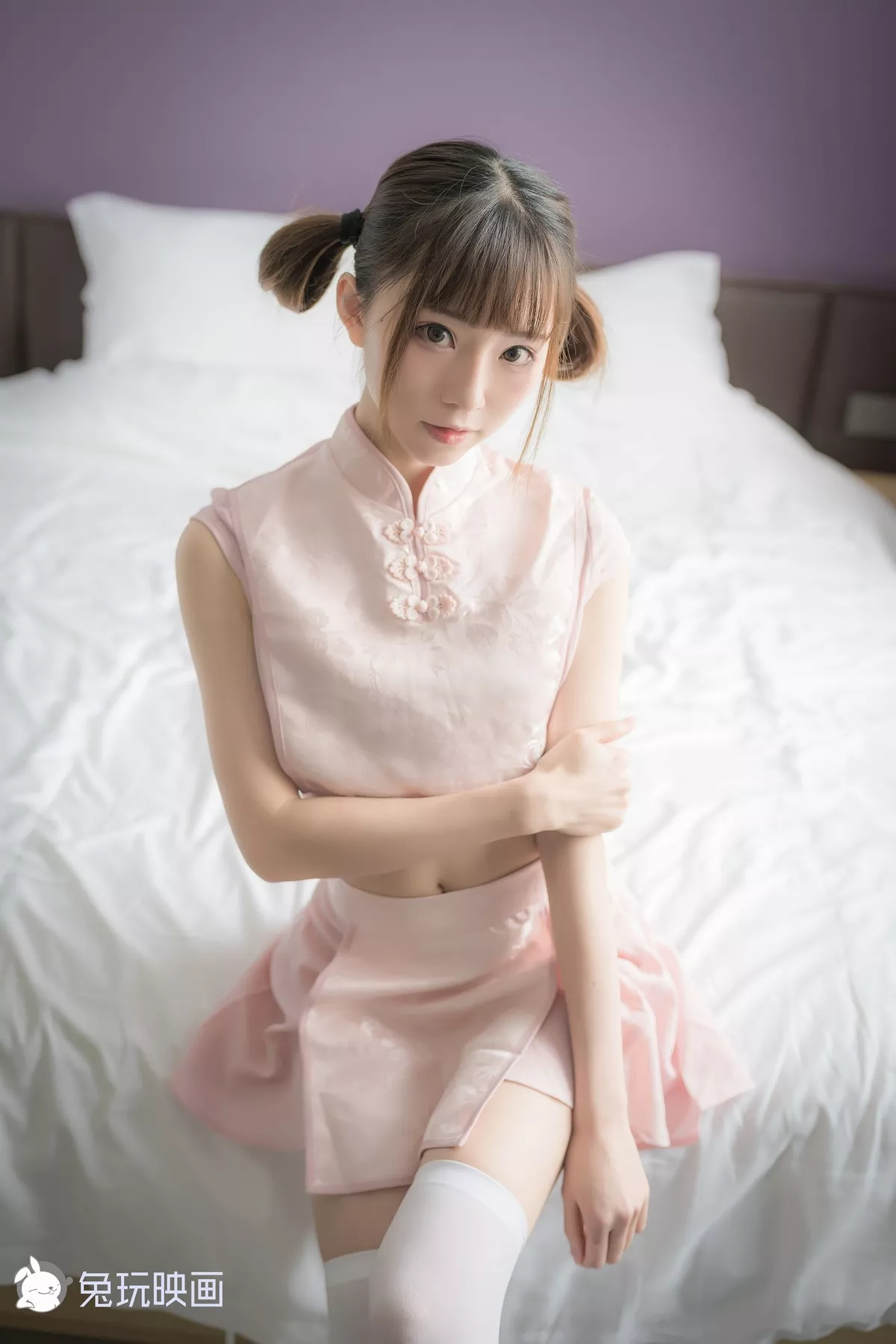 美女Cosplay 撩人私拍 兔玩映画 粉色 团子