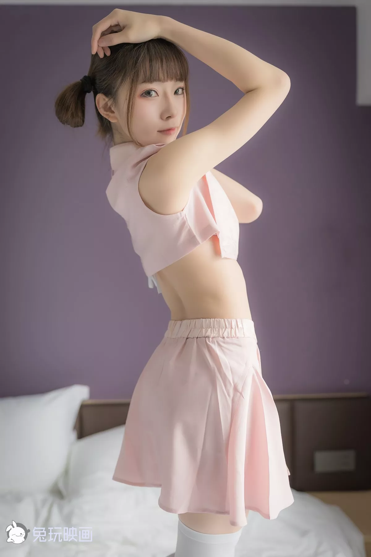 美女Cosplay 撩人私拍 兔玩映画 粉色 团子