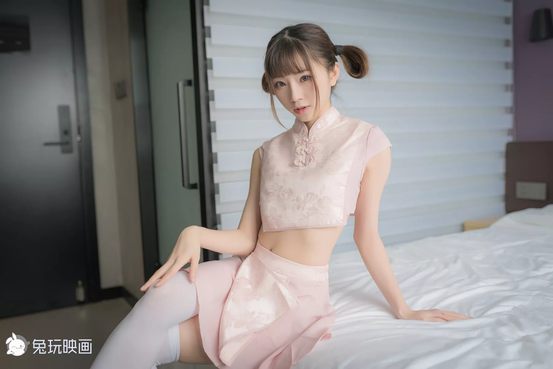 美女Cosplay 撩人私拍 兔玩映画 粉色 团子