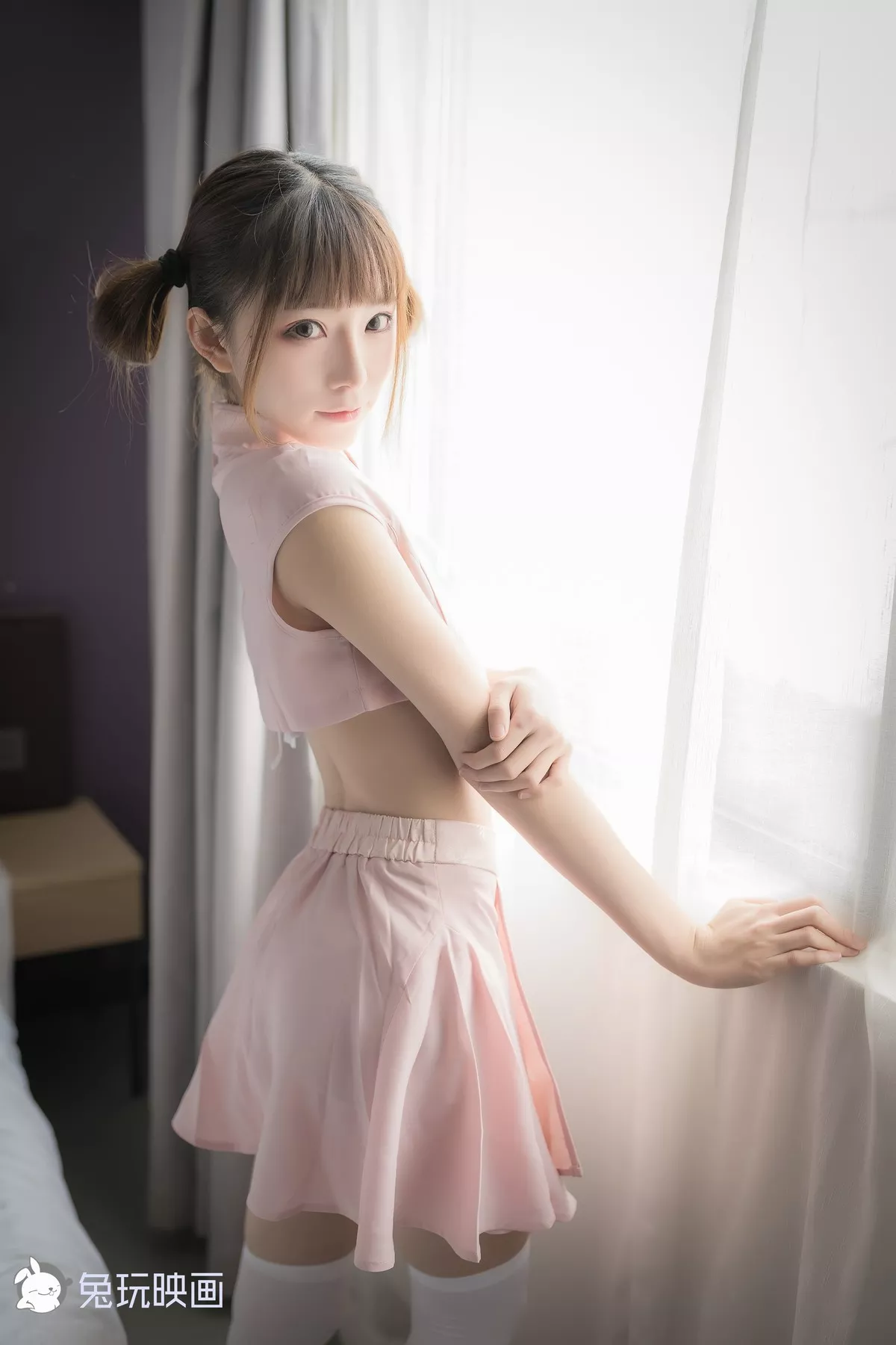 美女Cosplay 撩人私拍 兔玩映画 粉色 团子