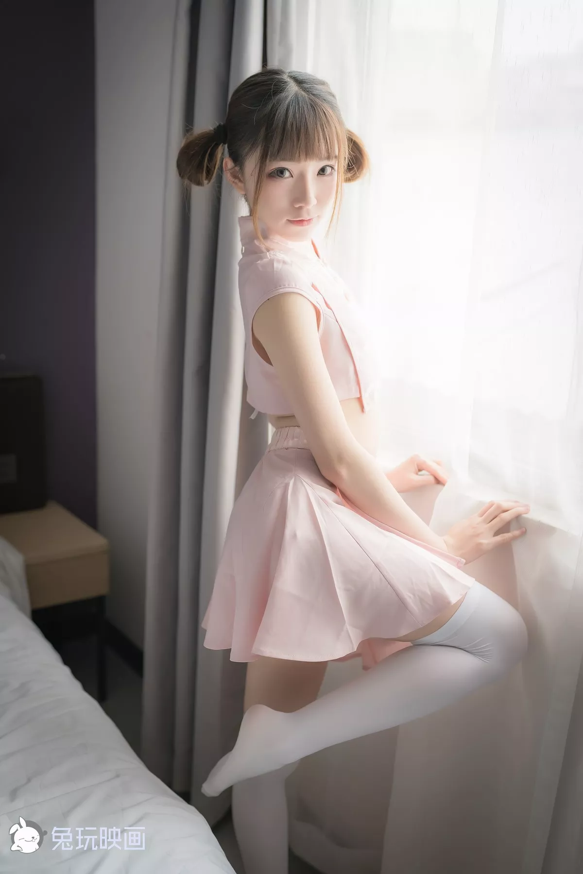 美女Cosplay 撩人私拍 兔玩映画 粉色 团子