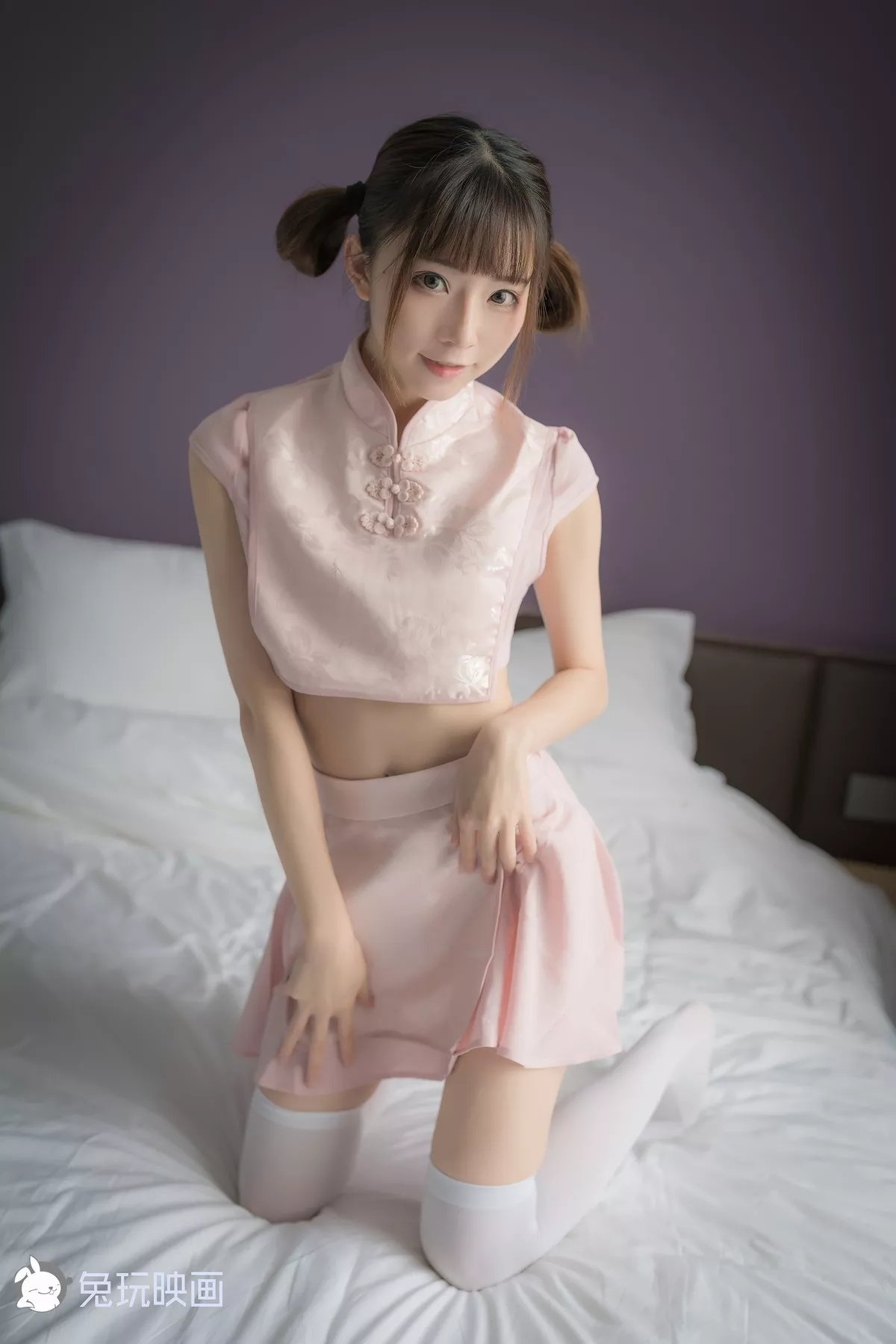 美女Cosplay 撩人私拍 兔玩映画 粉色 团子