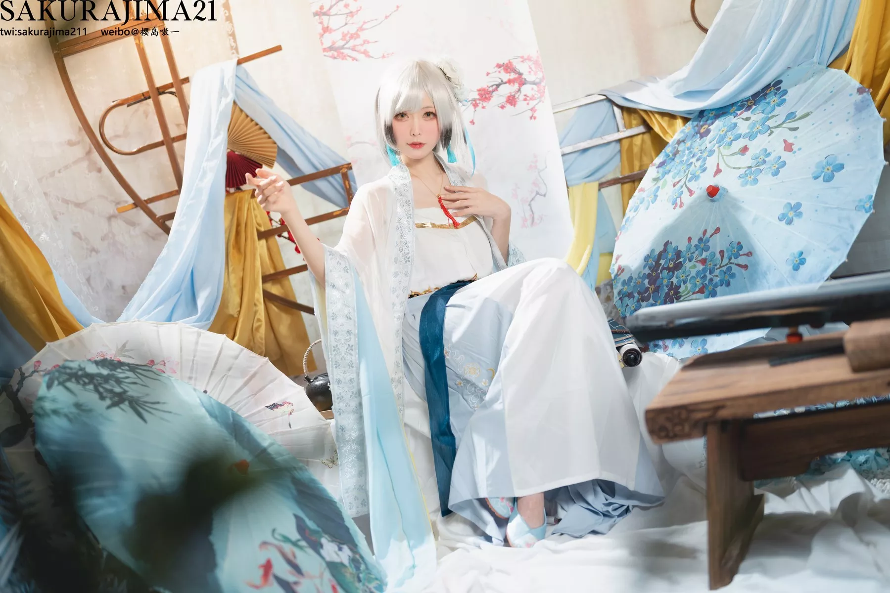 仙女Cosplay 樱岛嗷一 海天 书香水榭