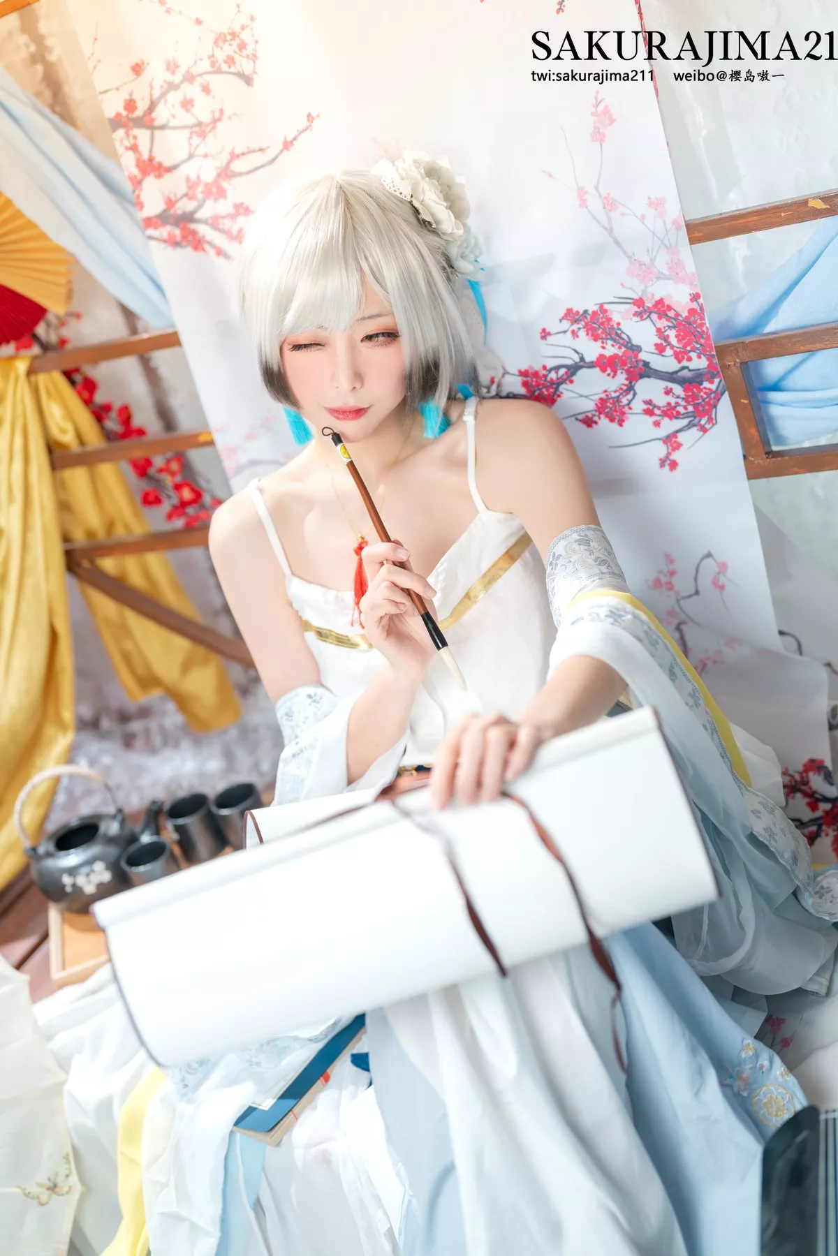 仙女Cosplay 樱岛嗷一 海天 书香水榭