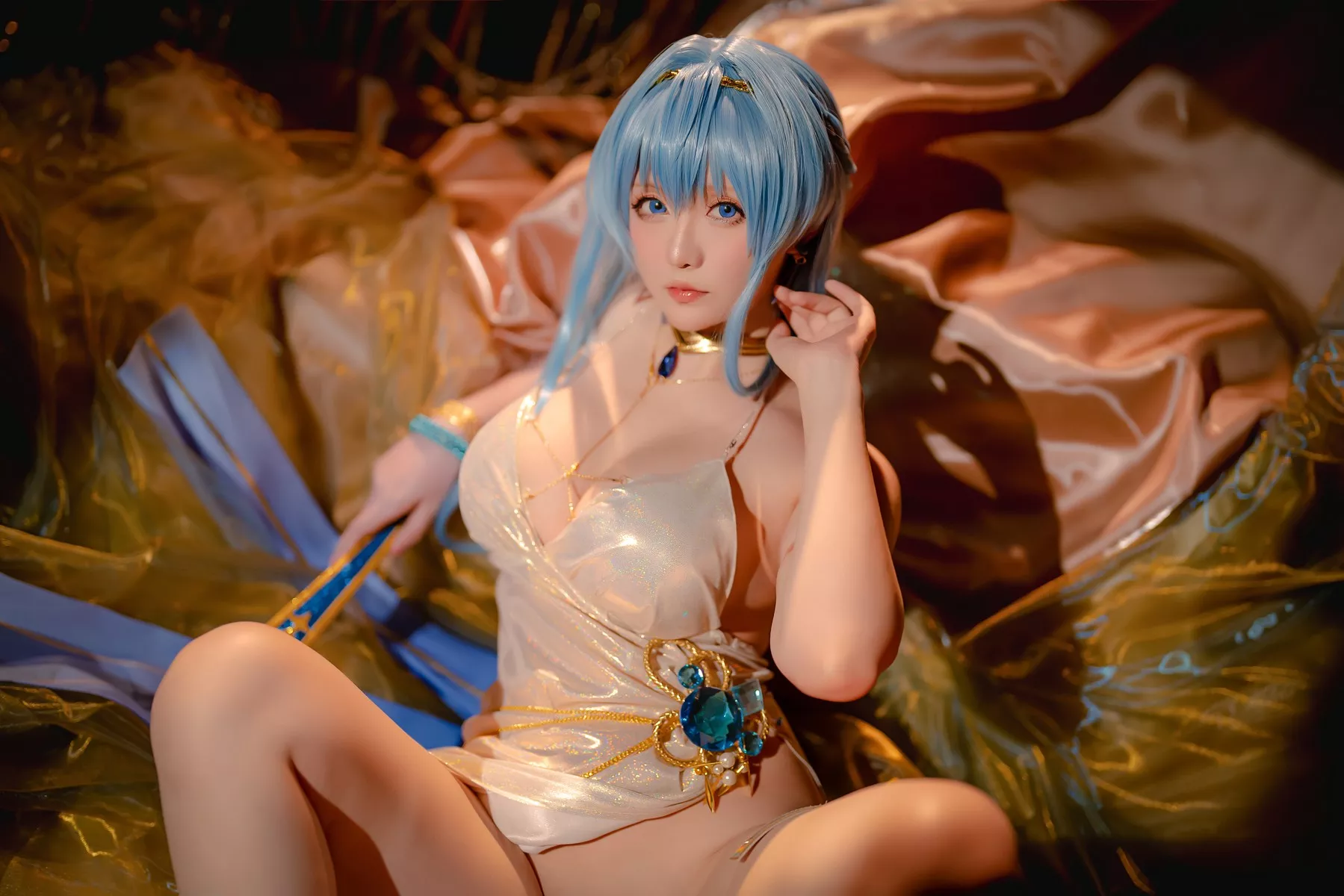 美女Cosplay 魅魔私摄 星之迟迟 Hoshilily Nikke 海伦