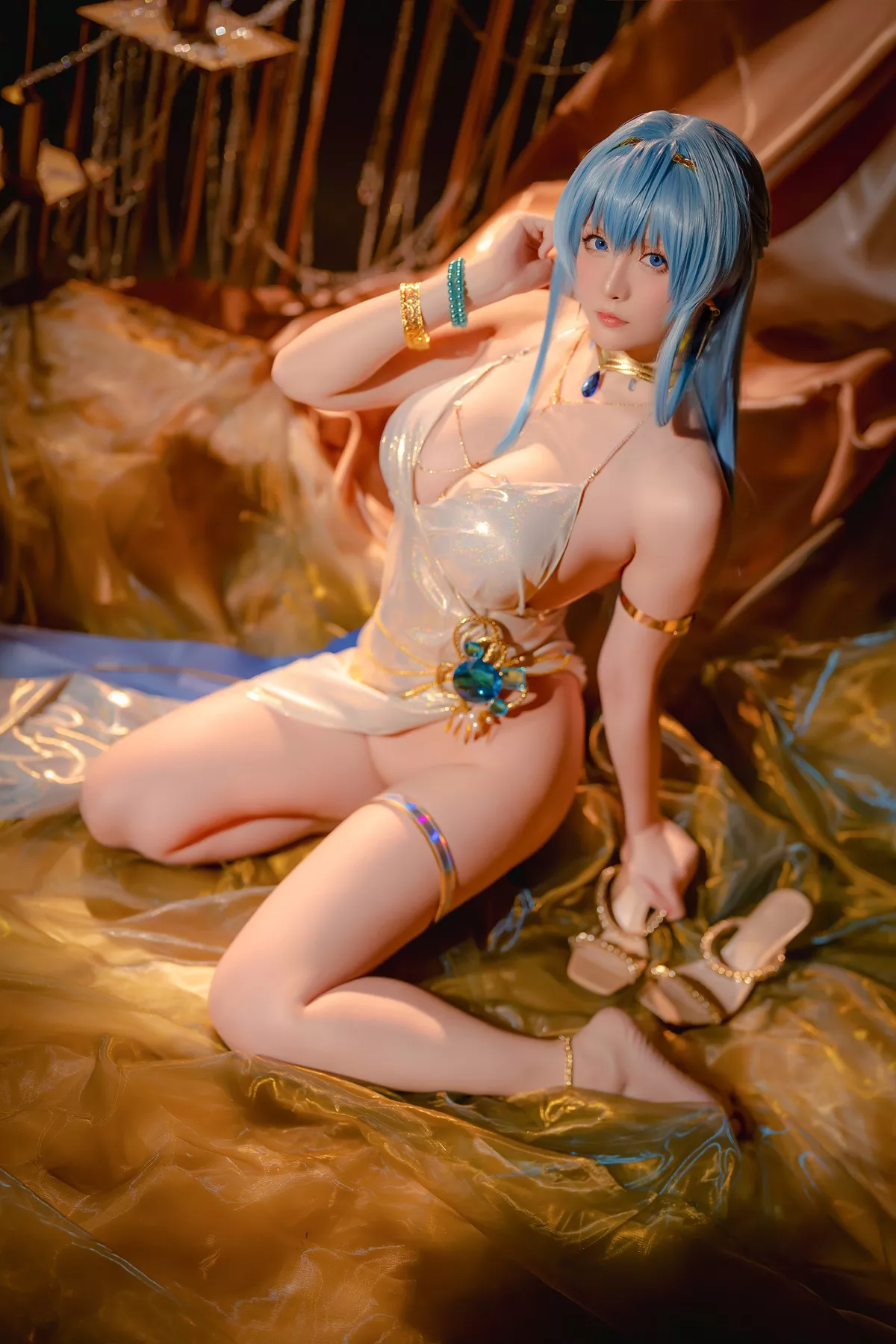 美女Cosplay 魅魔私摄 星之迟迟 Hoshilily Nikke 海伦