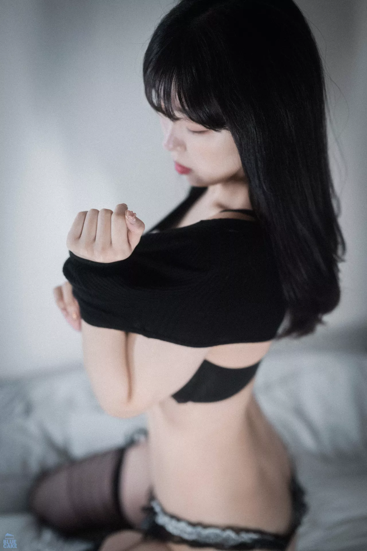 Shaany【BLUECAKE 蓝色蛋糕】 高丽佳人摄影 Soju & Pearl 全集修正