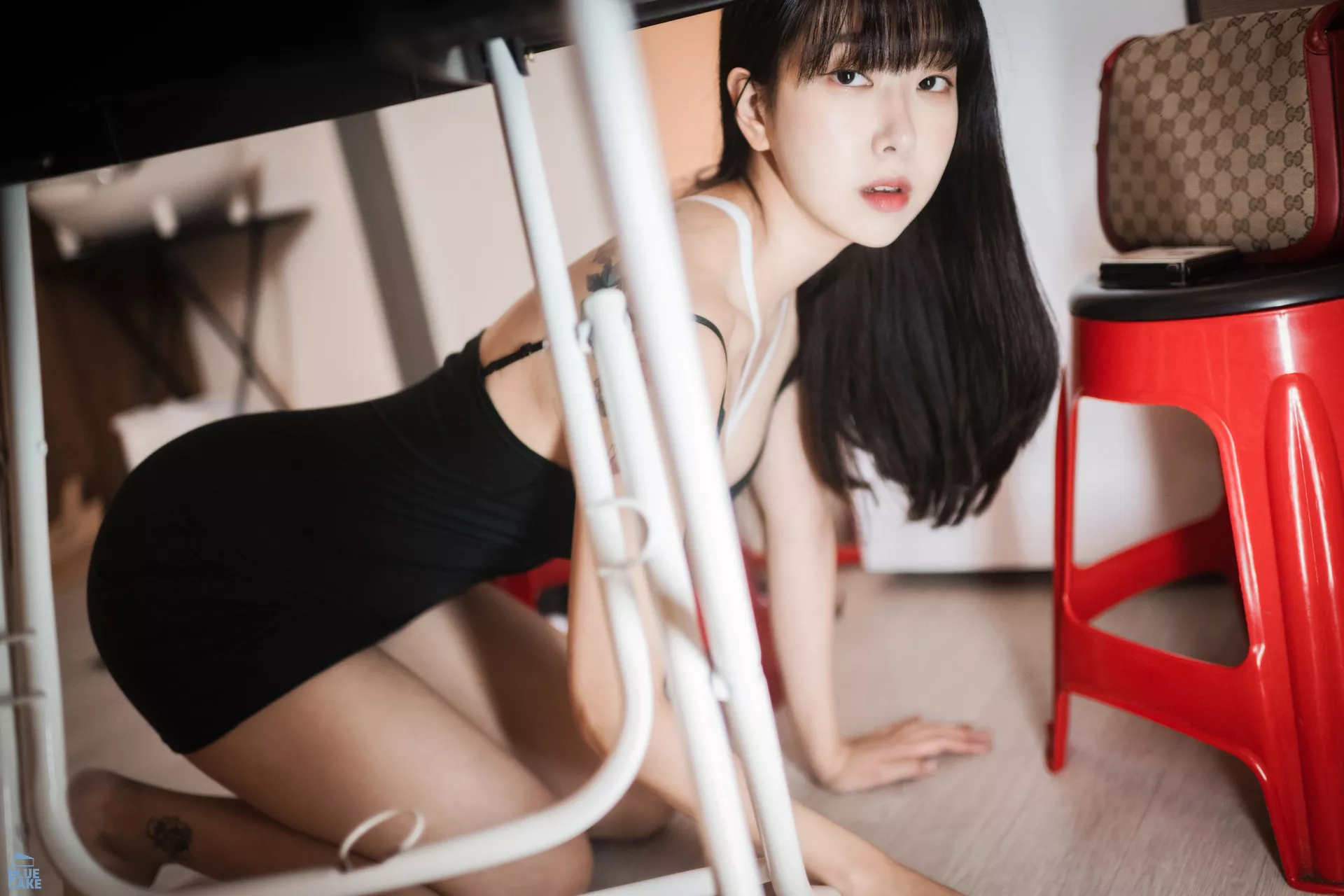 Shaany【BLUECAKE 蓝色蛋糕】 高丽佳人摄影 Soju & Pearl 全集修正