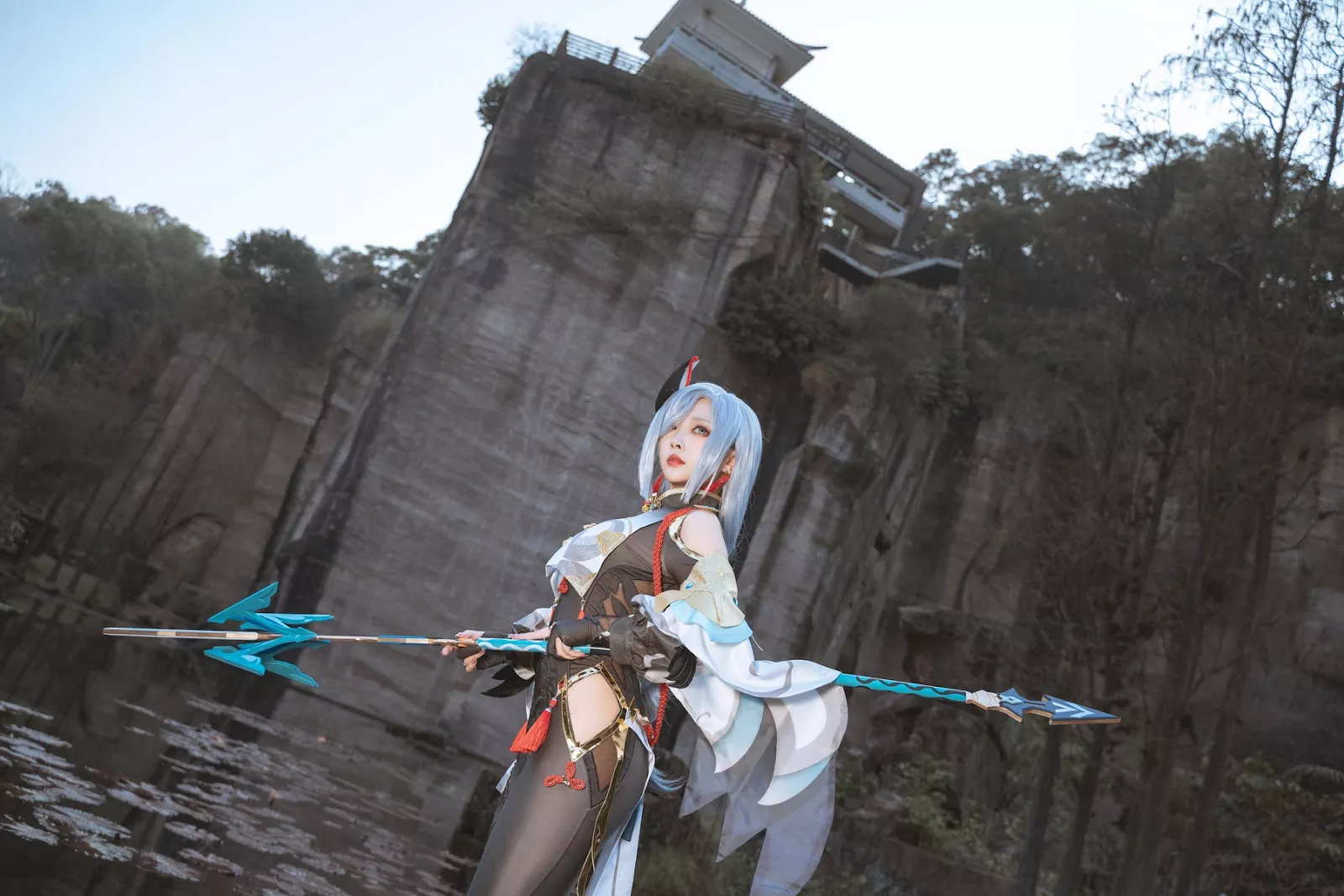 仙女Cosplay 魅魔私摄 宫本�@ 申鹤