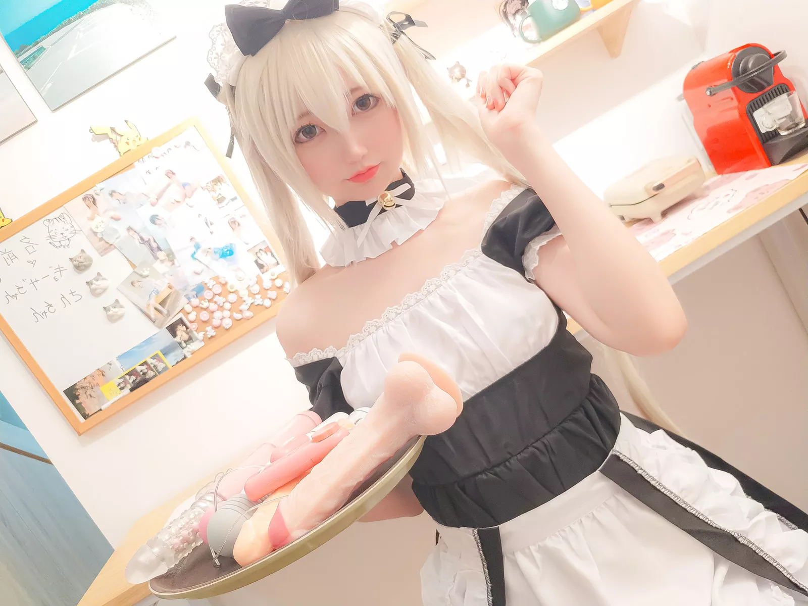 漂亮的角色扮演 Nagisa 魔物喵 Brother... 欢迎回来。