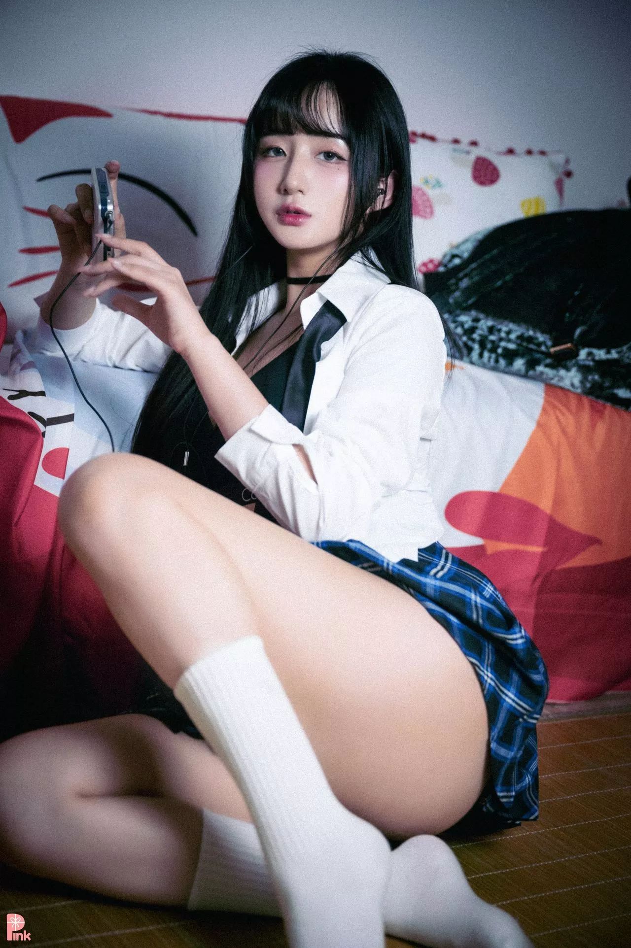 Han Jina【PINK 粉菇凉】 高丽辣模摄影(Dark Ver)(52P)