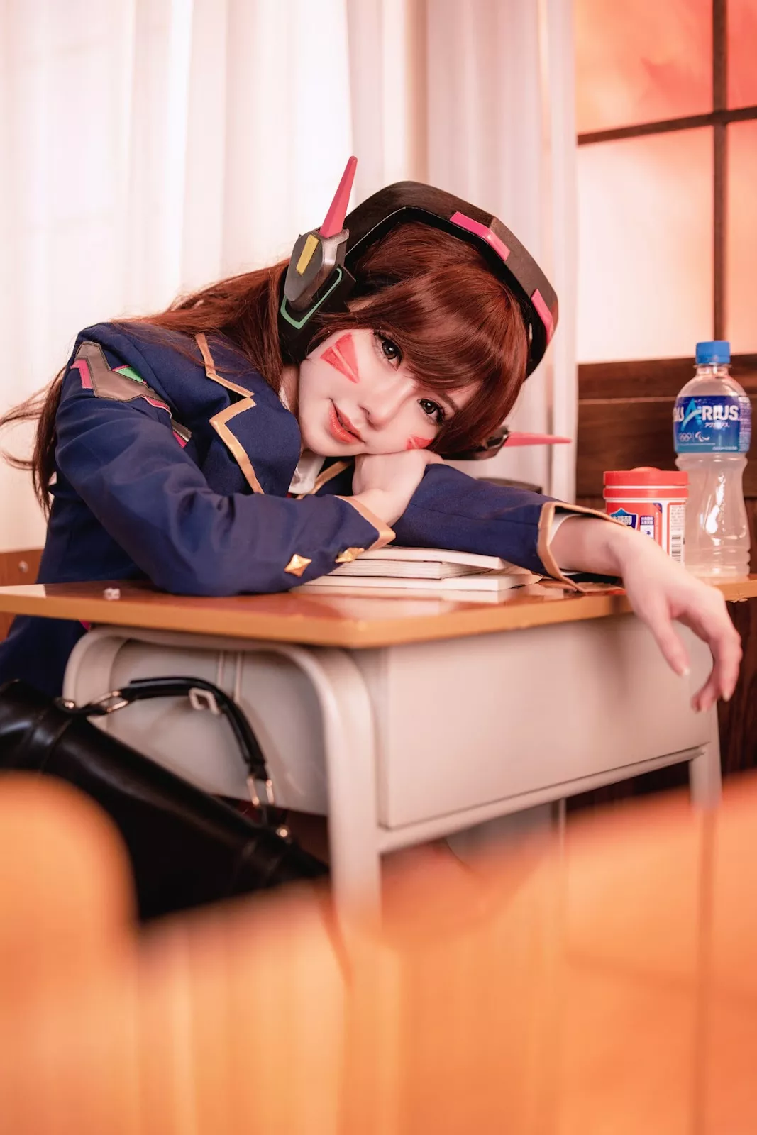 尤物Cosplay 风韵密拍 Sally多啦雪 D.Va