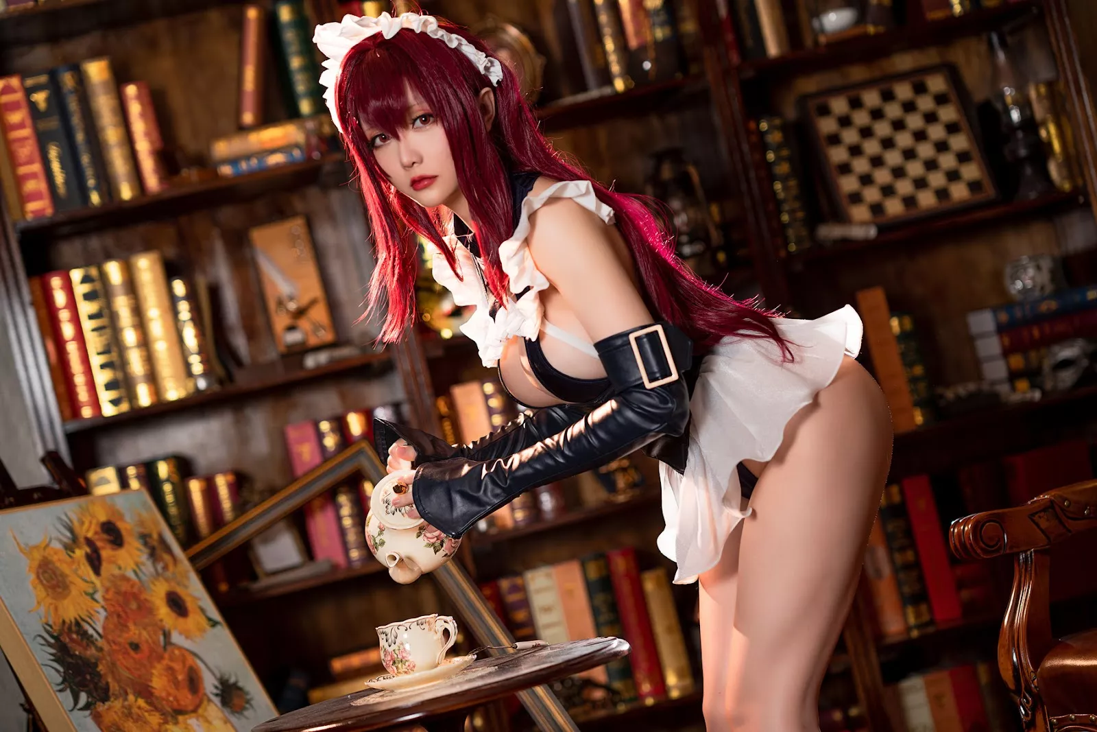 美人Cosplay 撩人密拍 星之迟迟 Hoshilily 斯卡哈 同人