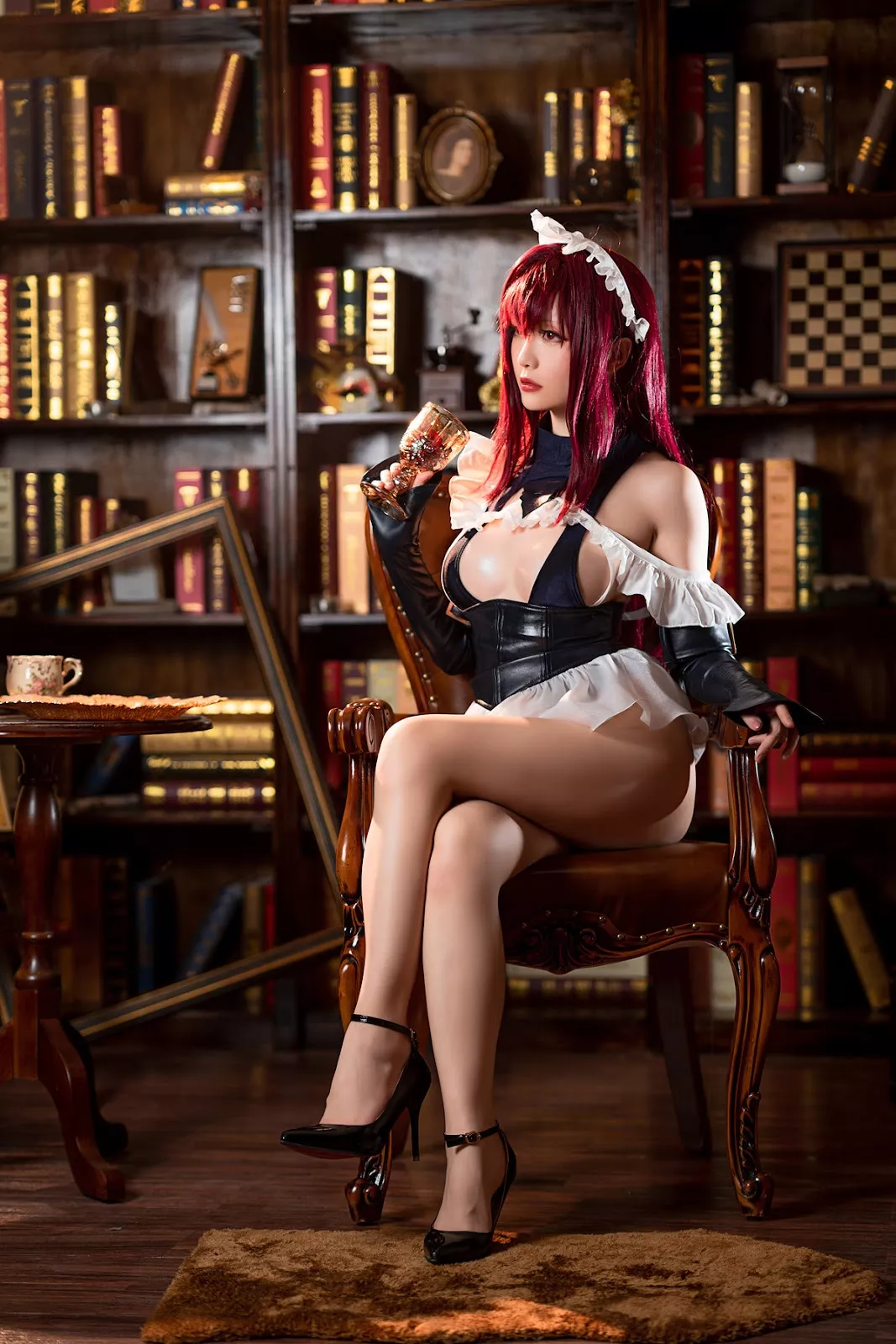 美人Cosplay 撩人密拍 星之迟迟 Hoshilily 斯卡哈 同人