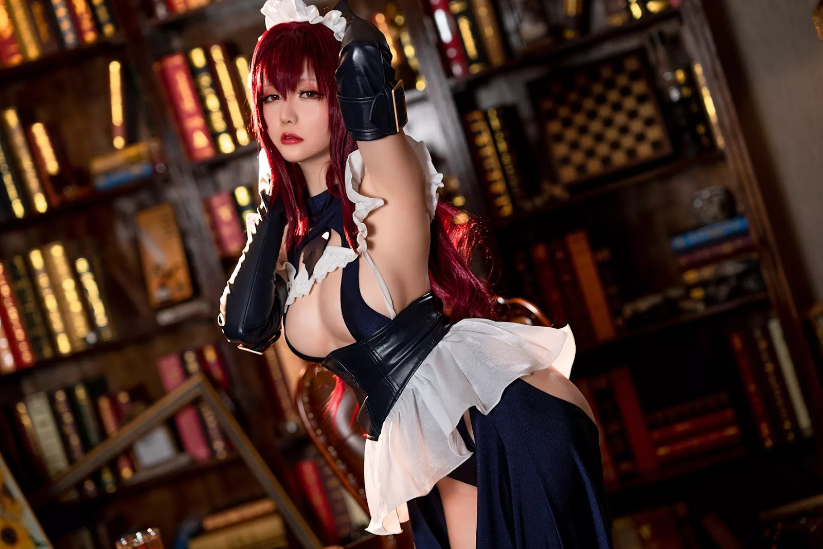 美人Cosplay 撩人密拍 星之迟迟 Hoshilily 斯卡哈 同人