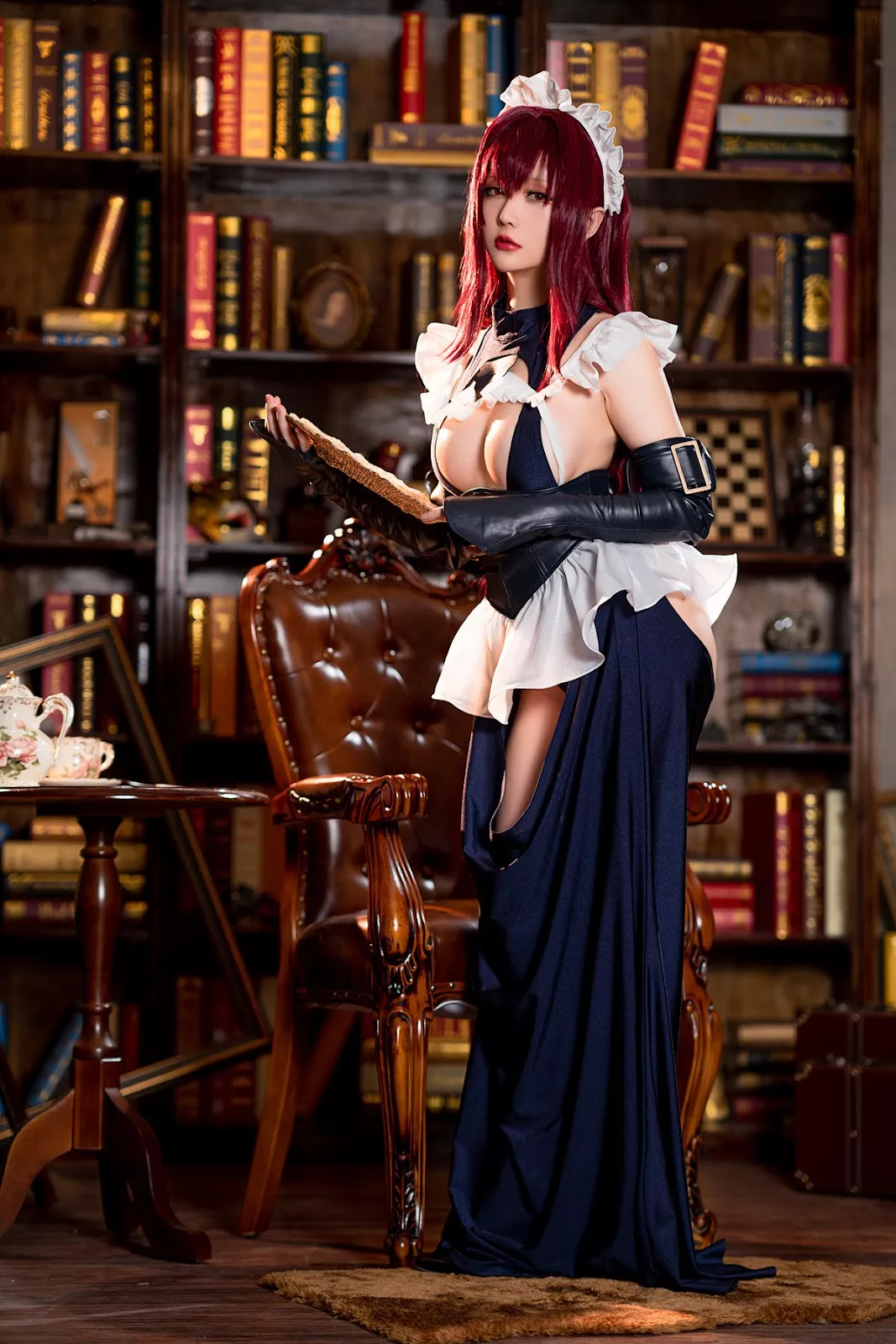 美人Cosplay 撩人密拍 星之迟迟 Hoshilily 斯卡哈 同人