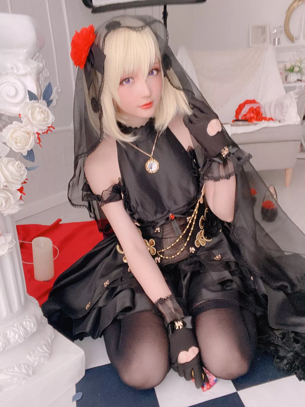 仙女Cosplay 迷人私房 星之迟迟 Hoshilily Z23婚纱
