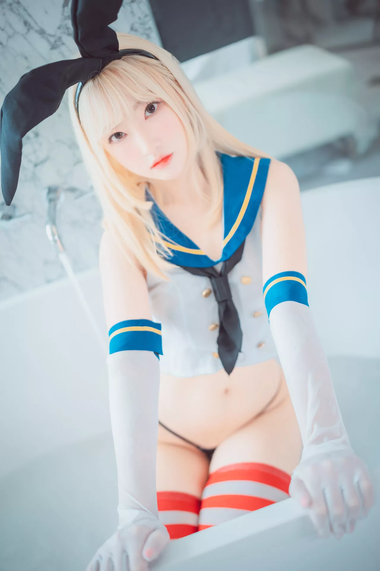 HaNari【DJAWA大佳玩】 高丽丽模艺术图 Fleet Girl Shimakaze ( S.Ver) 全集修正