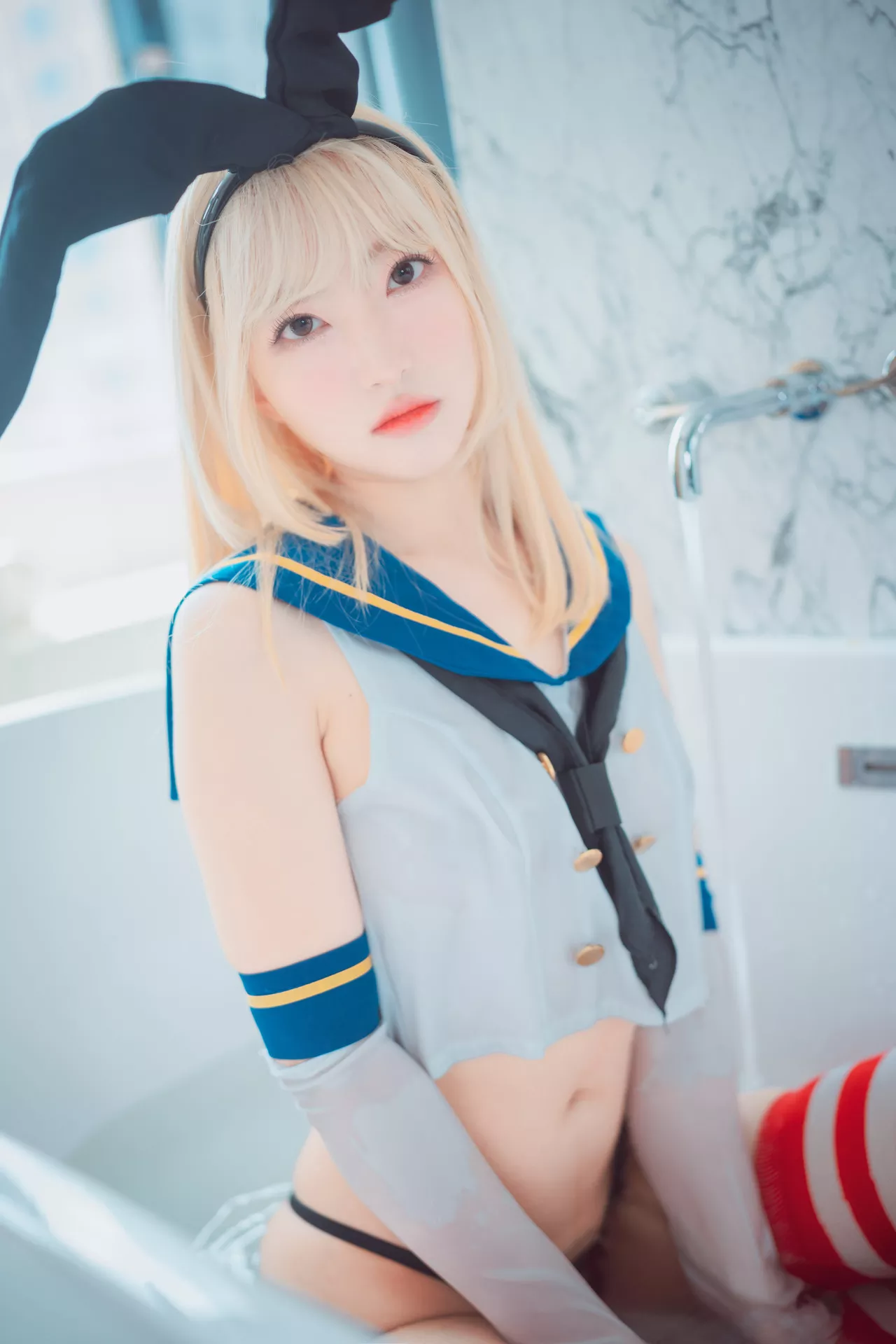 HaNari【DJAWA大佳玩】 高丽丽模艺术图 Fleet Girl Shimakaze ( S.Ver) 全集修正