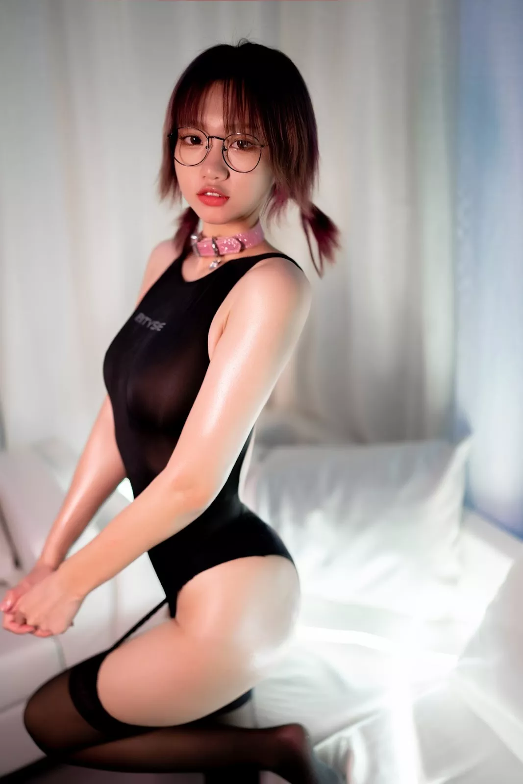丽人Cosplay 风情私摄 柒柒要乖哦 竞泳 水着