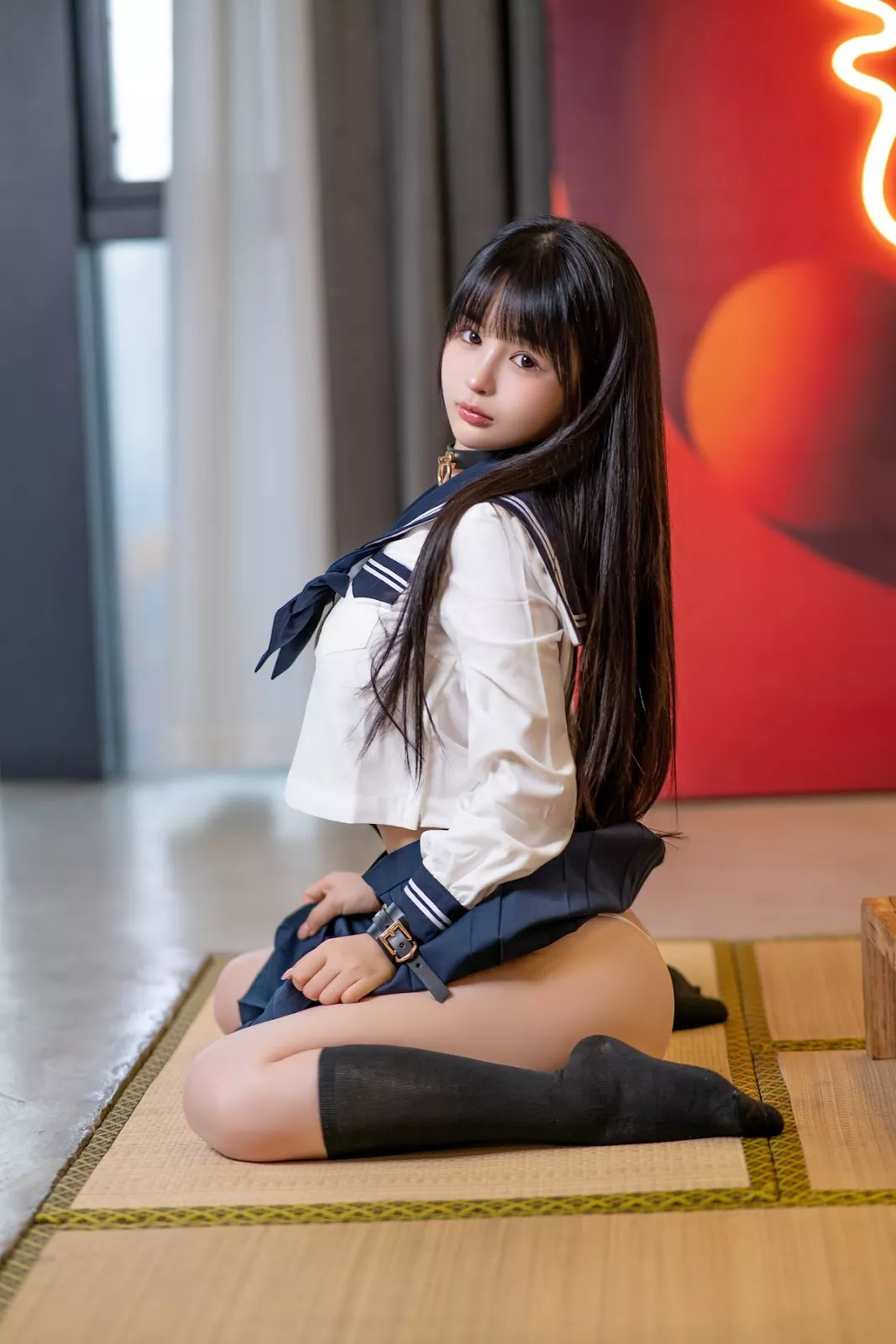 丽人Cosplay 撩人私房 �@井宁宁 JK的隐私 #1