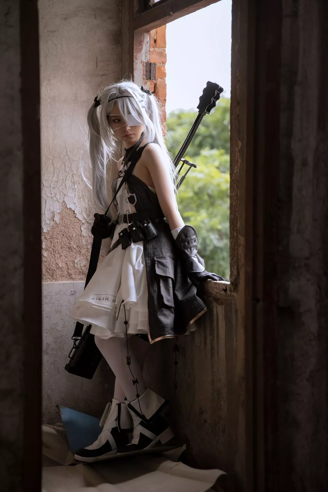 佳人Cosplay 风情私摄 G44不会受伤 萝莉前线 HS 50