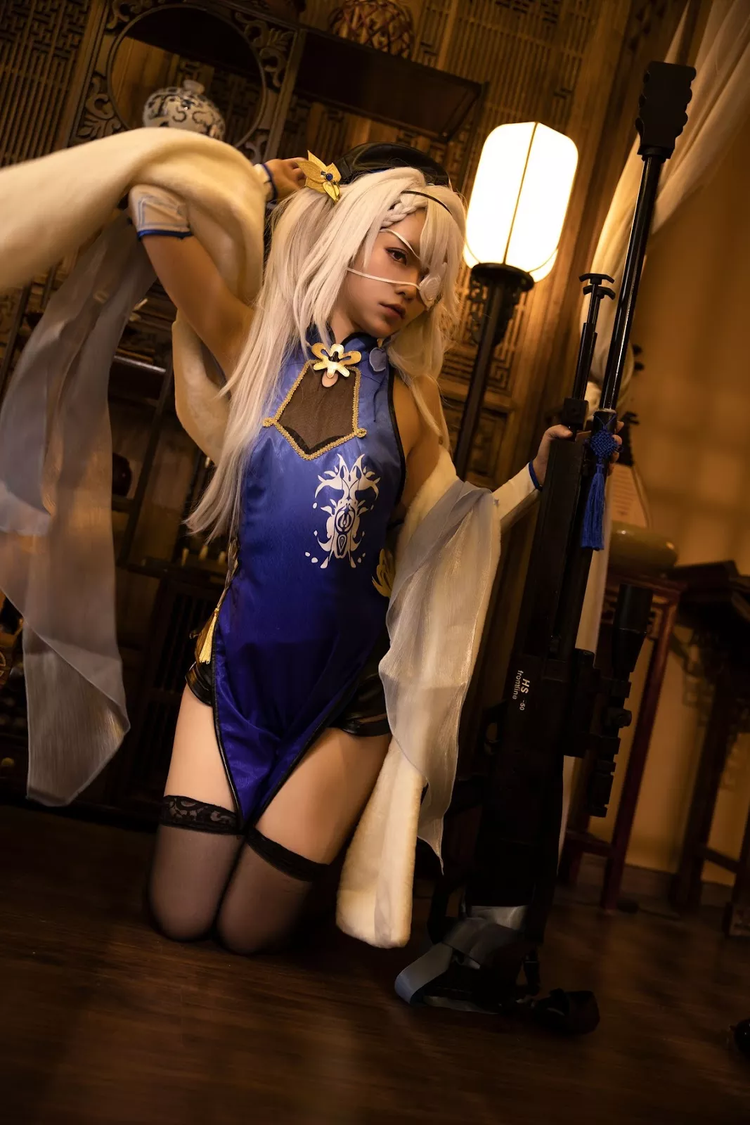 佳人Cosplay 风情私摄 G44不会受伤 萝莉前线 HS 50