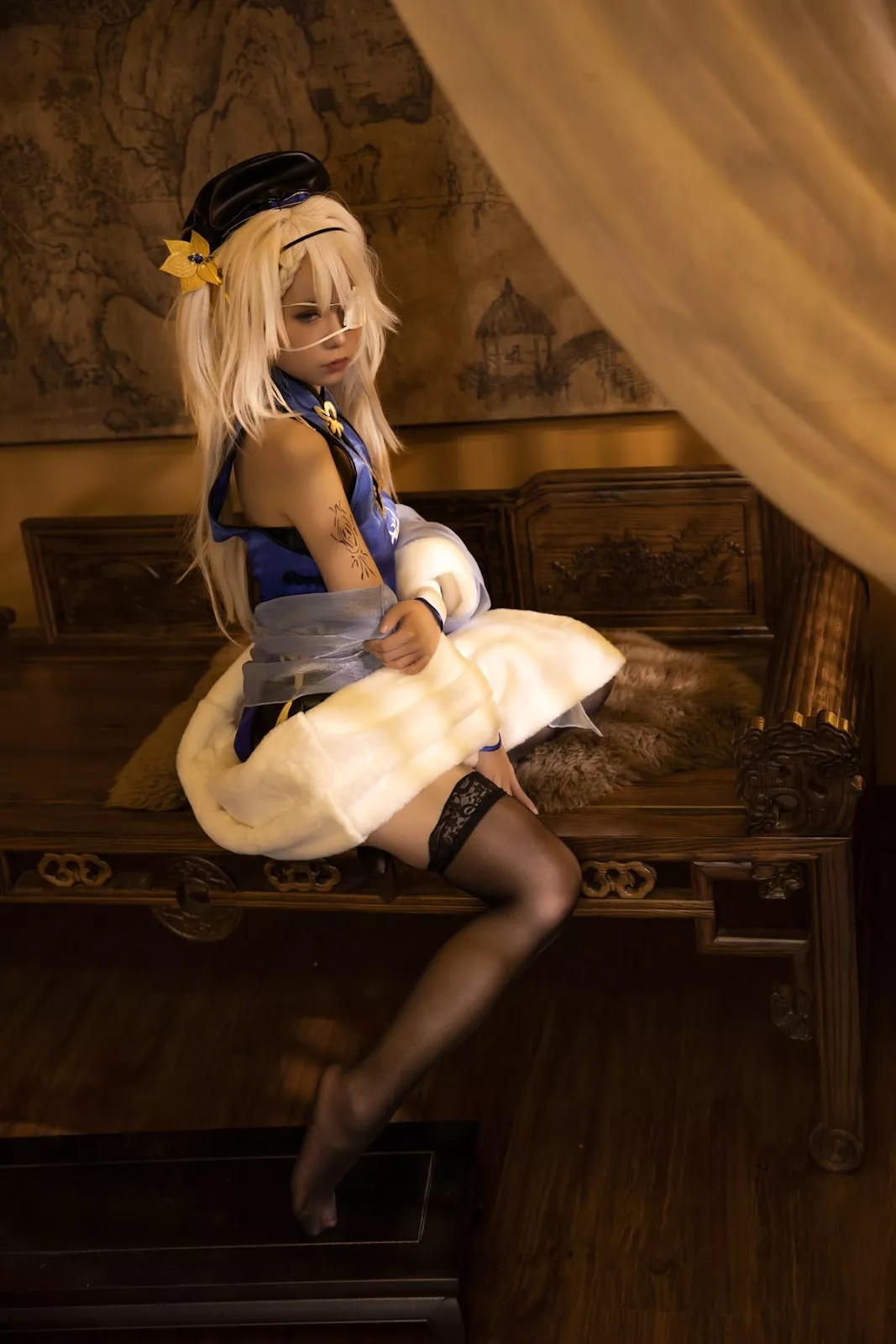 佳人Cosplay 风情私摄 G44不会受伤 萝莉前线 HS 50
