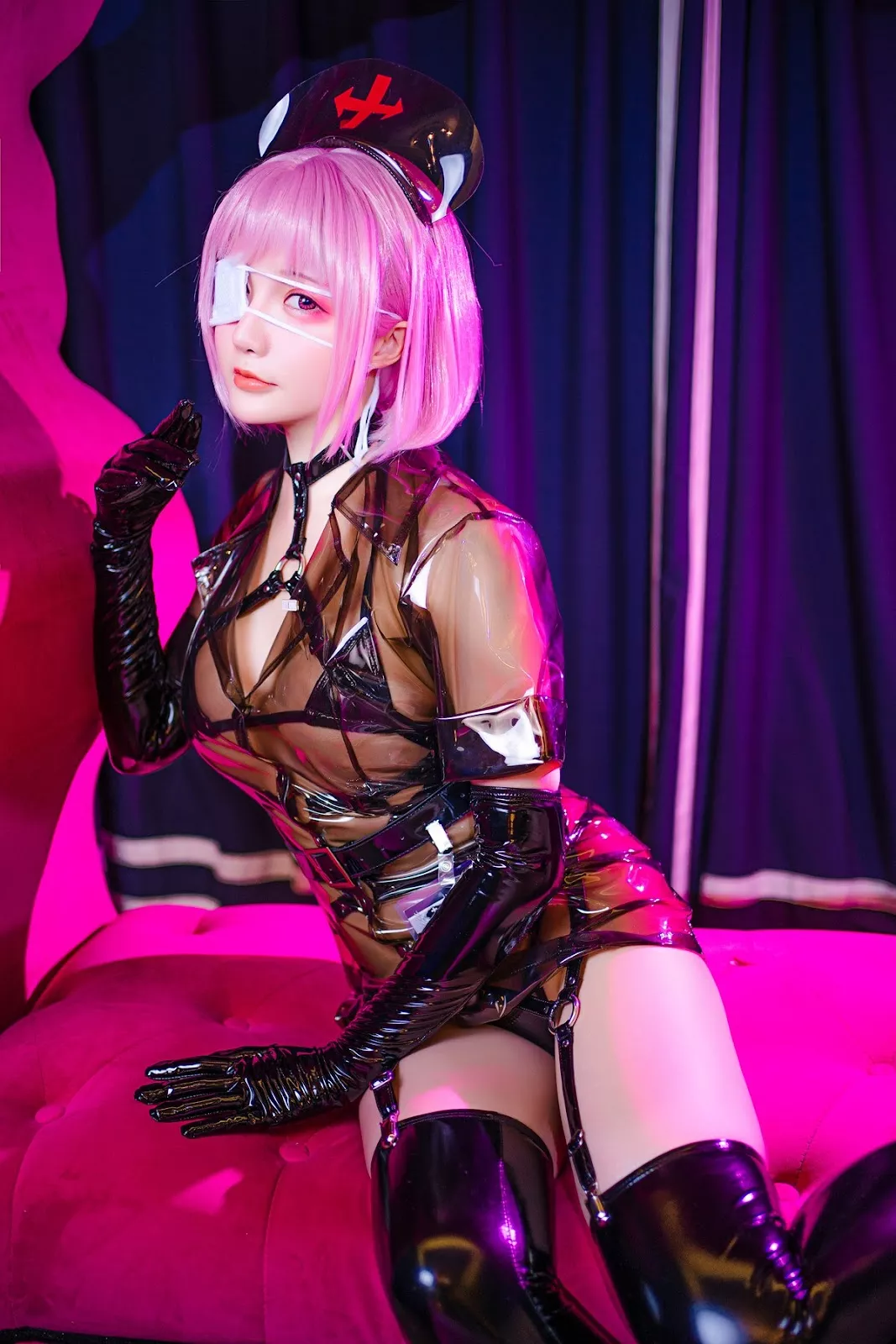 女神Cosplay 撩人私房 星之迟迟 Hoshilily 无色护理