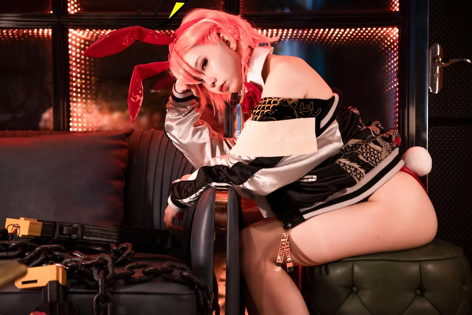 美女Cosplay G44不会受伤 碧蓝档案 美甘 尼禄