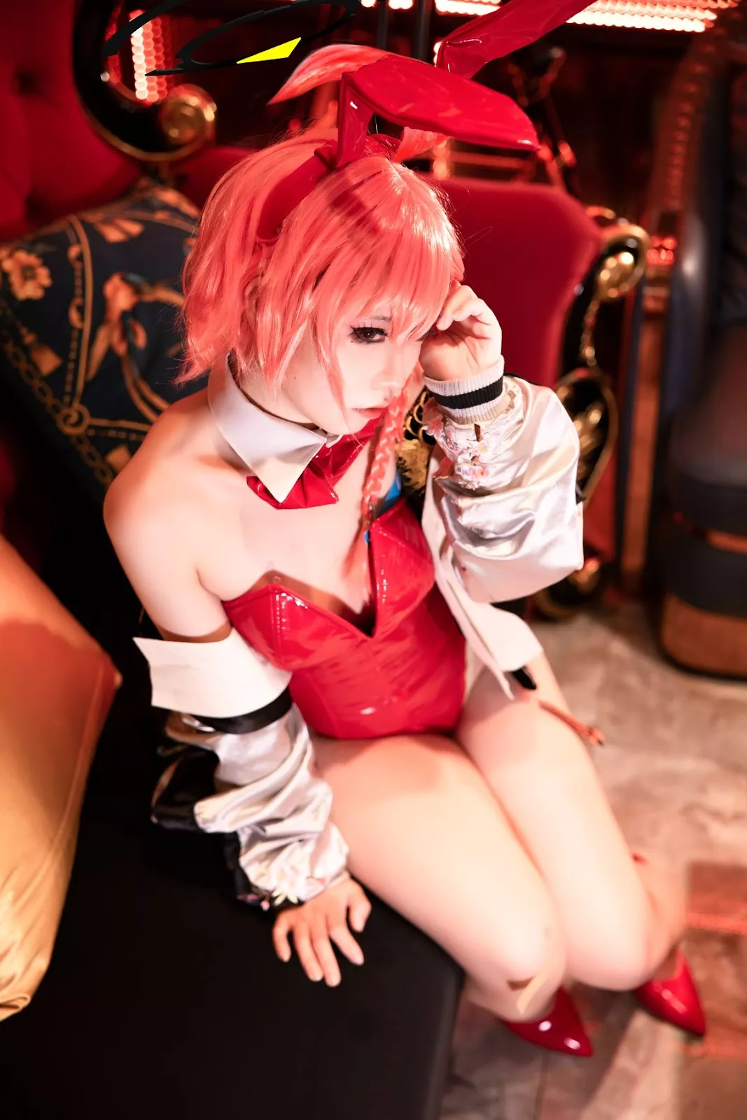 美女Cosplay G44不会受伤 碧蓝档案 美甘 尼禄