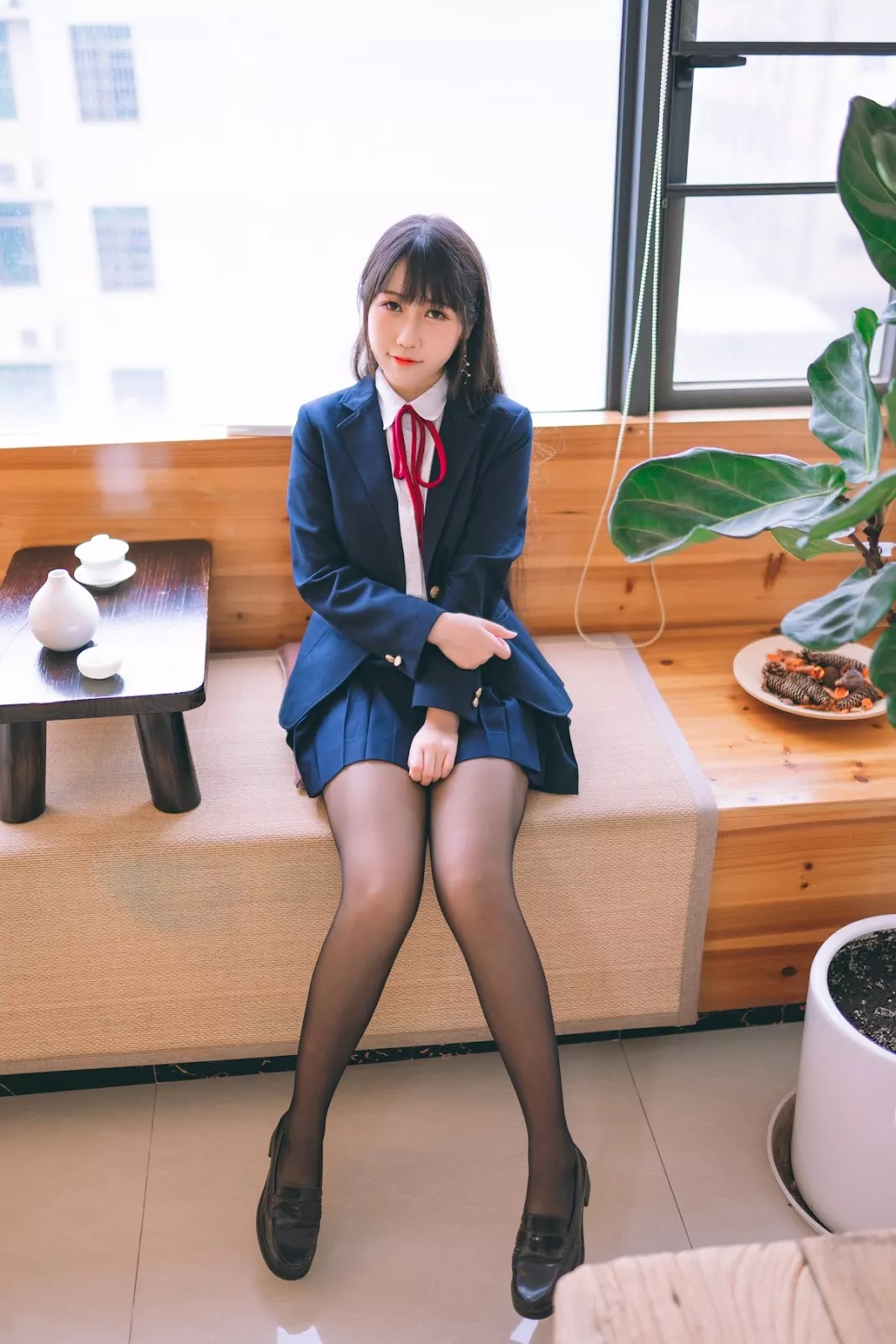 美人Cosplay 着迷密拍 不呆猫 校服JK