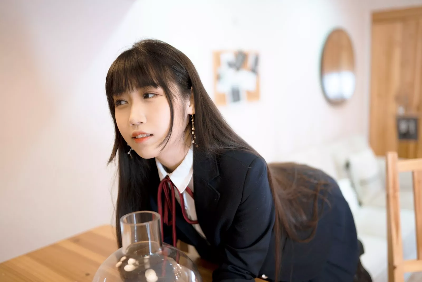 美人Cosplay 着迷密拍 不呆猫 校服JK