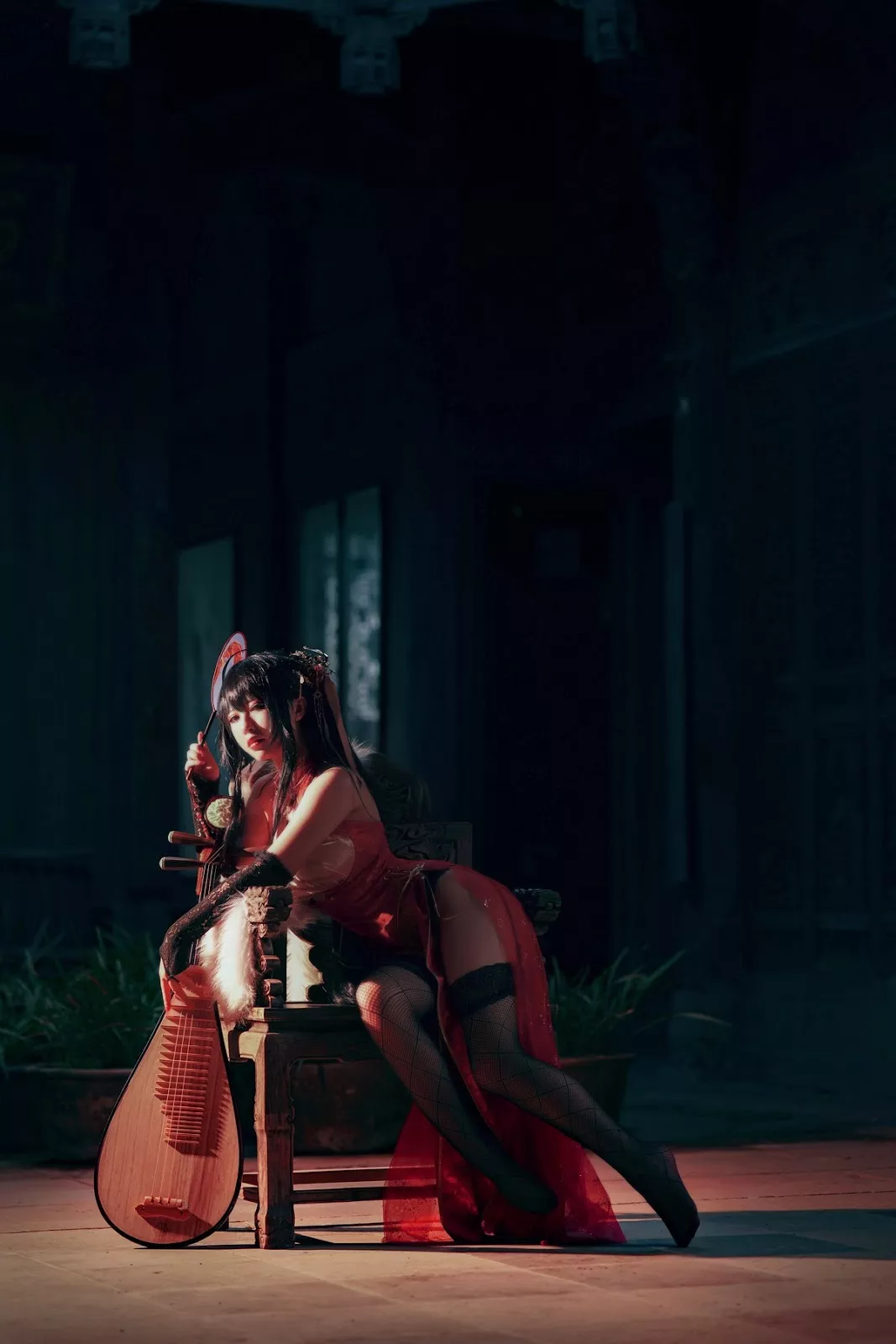 佳人Cosplay 性感私摄 半半子 大凤 旗袍