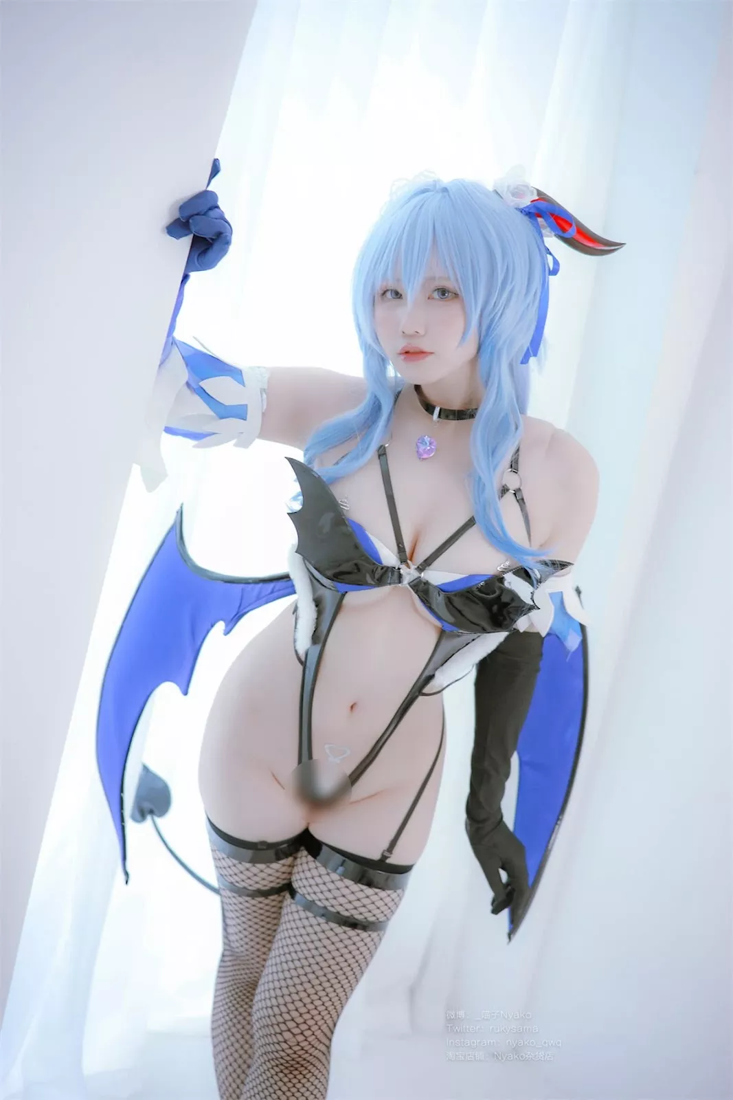 丽人Cosplay 风范私摄 Nyako 喵子 原神 甘雨 魅魔