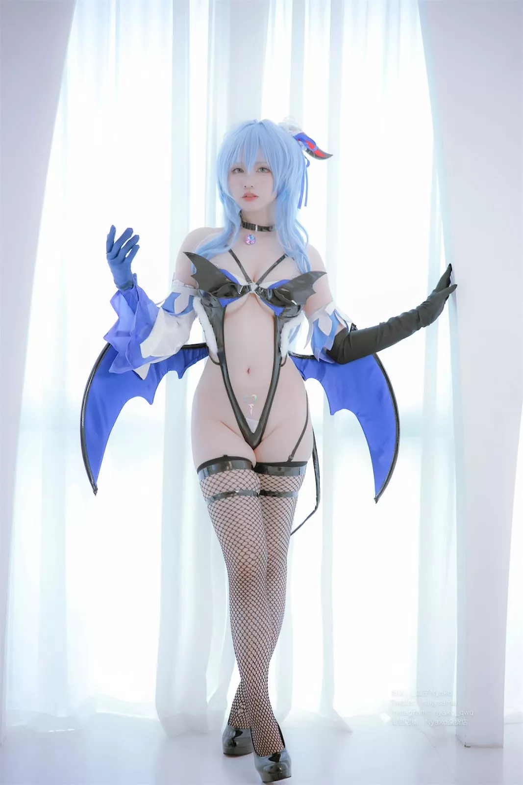 丽人Cosplay 风范私摄 Nyako 喵子 原神 甘雨 魅魔