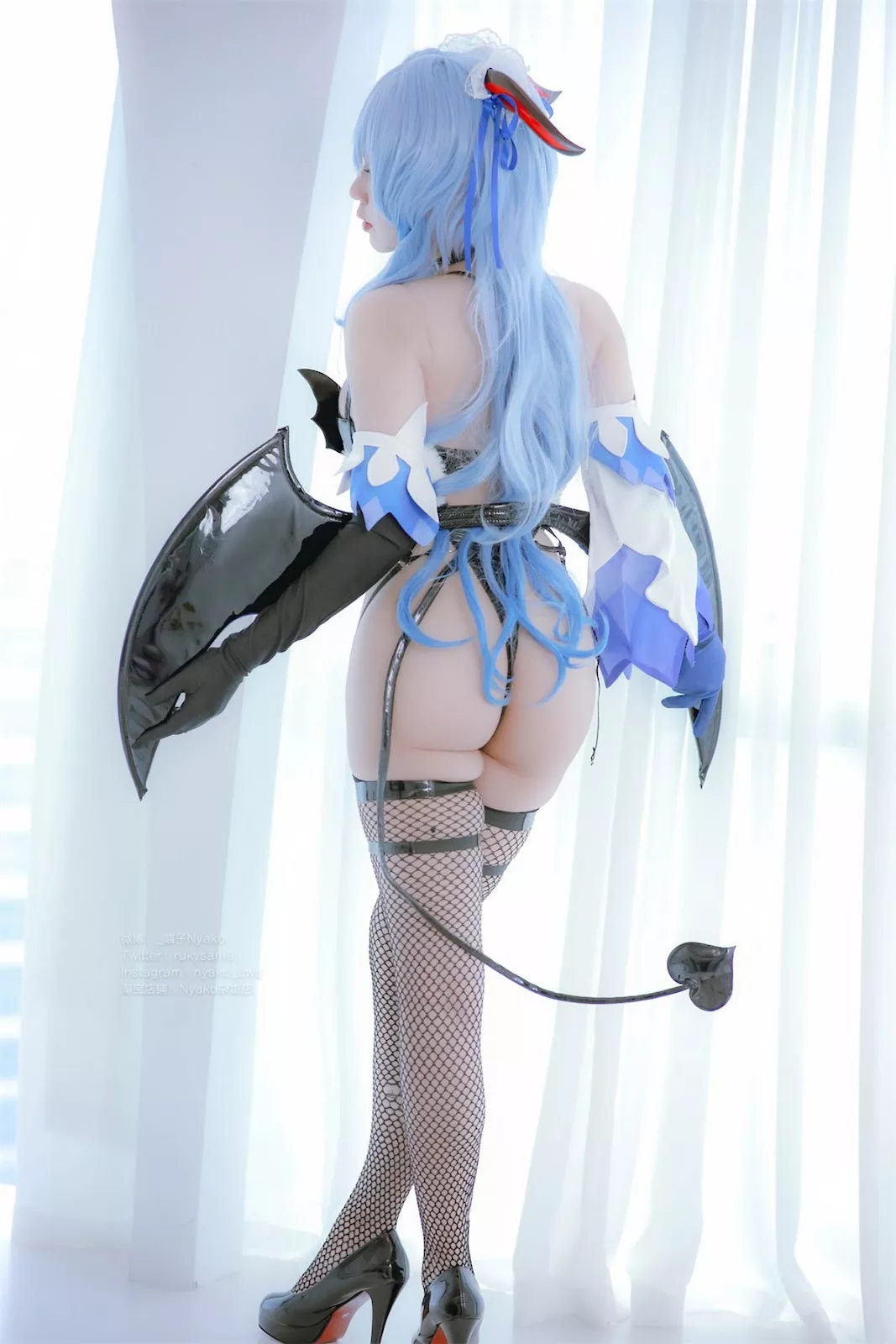 丽人Cosplay 风范私摄 Nyako 喵子 原神 甘雨 魅魔