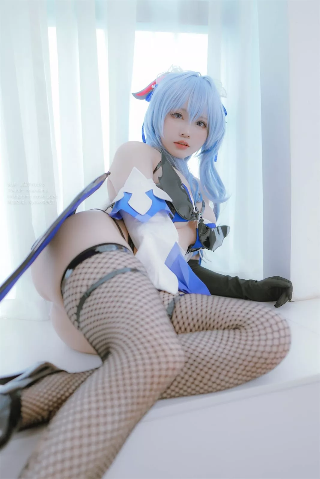 丽人Cosplay 风范私摄 Nyako 喵子 原神 甘雨 魅魔