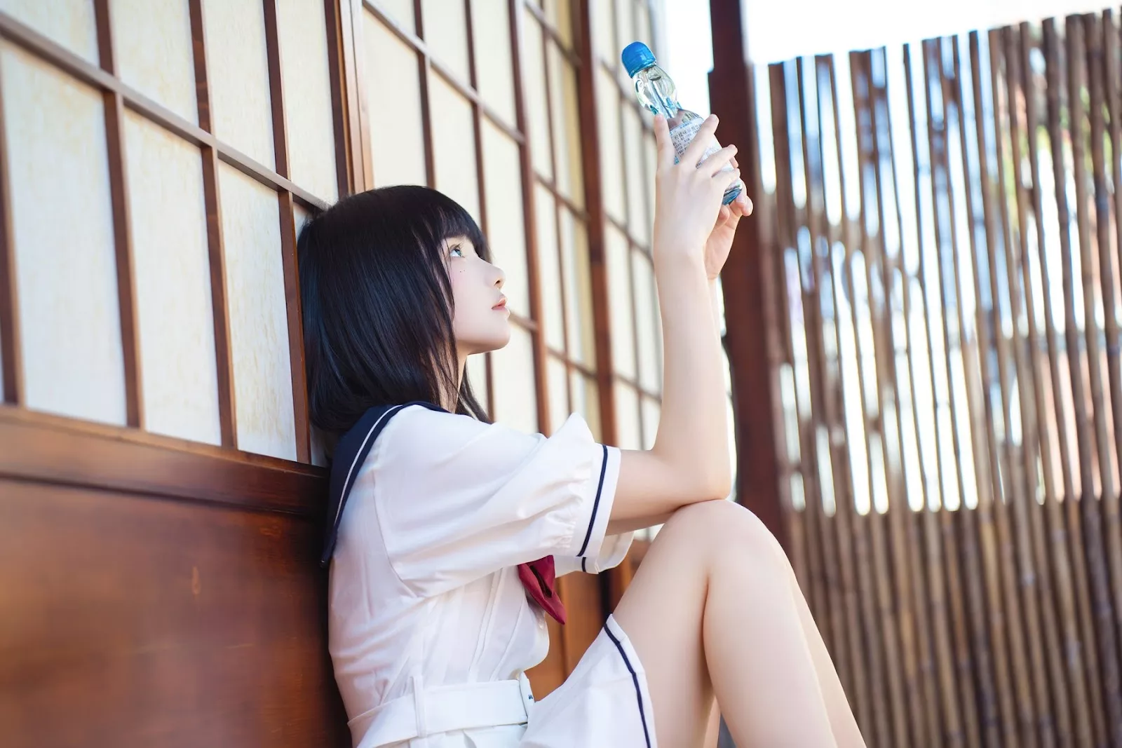 尤物Cosplay 迷人私拍 �@桃喵 盛夏职业装
