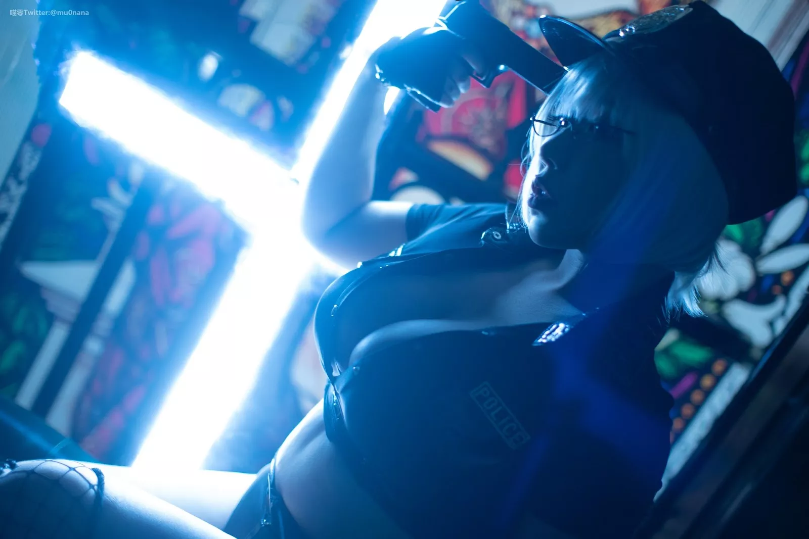 美女Cosplay 皮皮奶可惹爱 了啦 & 喵零 匪警
