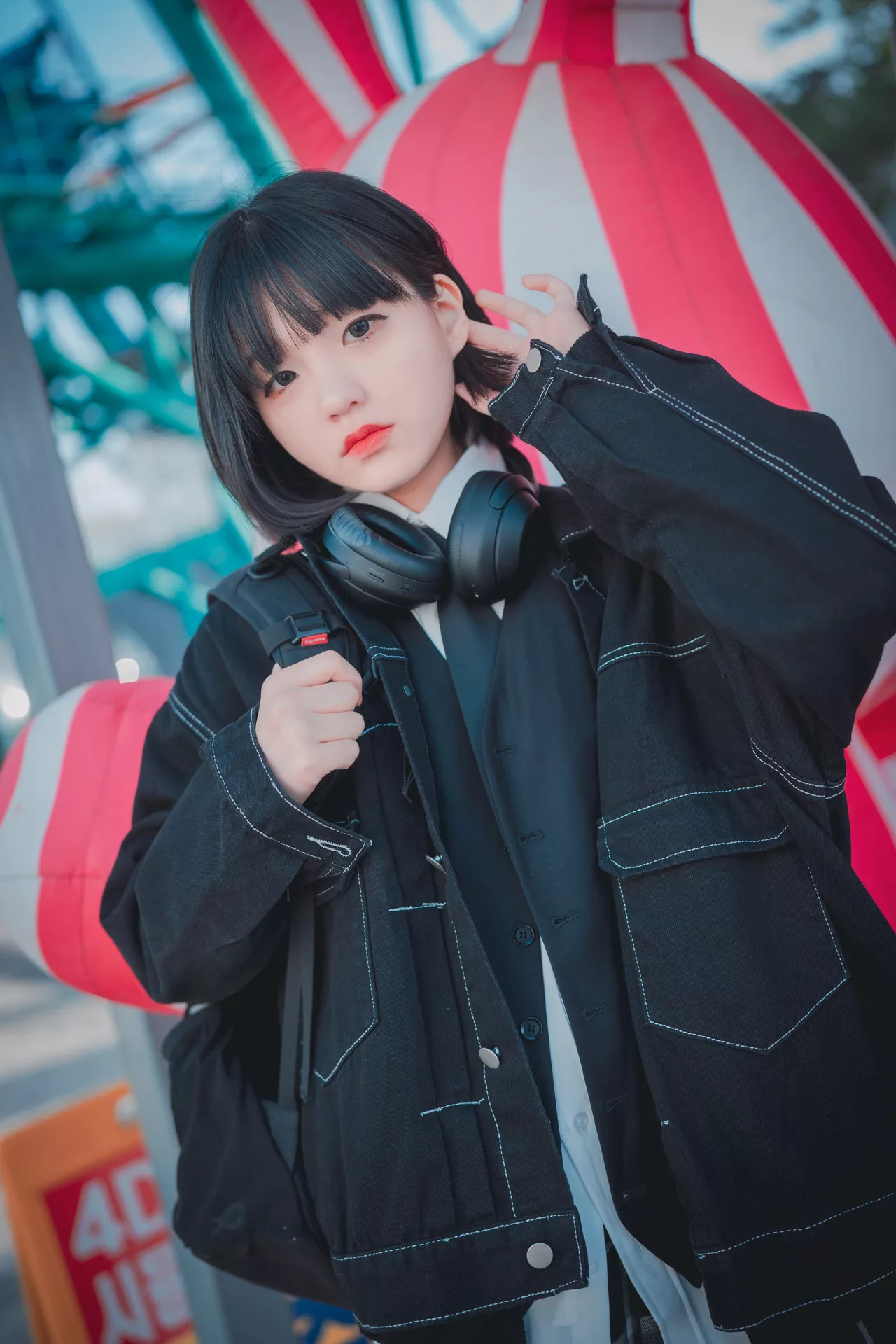 Jeong Jenny 【DJAWA大佳玩】 高丽嫩模影像 Theme Park Girl 全集修正