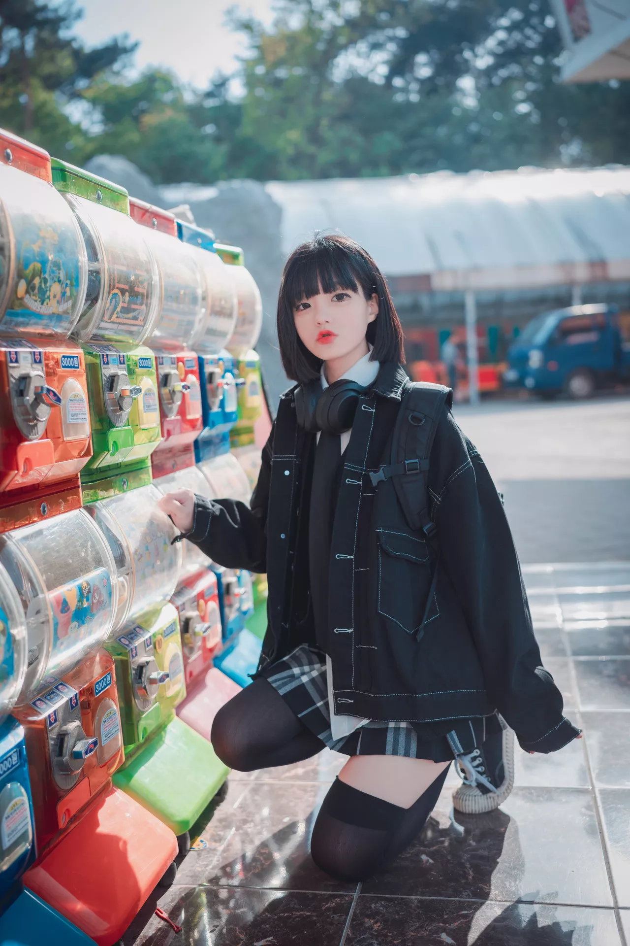 Jeong Jenny 【DJAWA大佳玩】 高丽嫩模影像 Theme Park Girl 全集修正